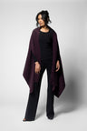 Wool/Cashmere Caress Wrap - Mulberry