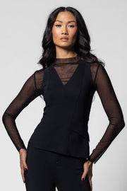 Chandra 2 Top - Black