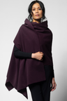 Wool/Cashmere Caress Wrap - Mulberry