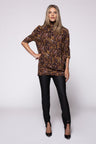 Ledger Blouse - Jaguar Print