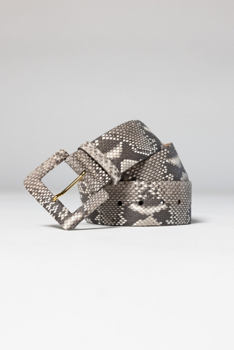 小物 WACKO MARIA PYTHON LEATHER BELT White 32 PYTHON LEATHER BELT #WHITE [WMGP-BL01] – cocorozashi