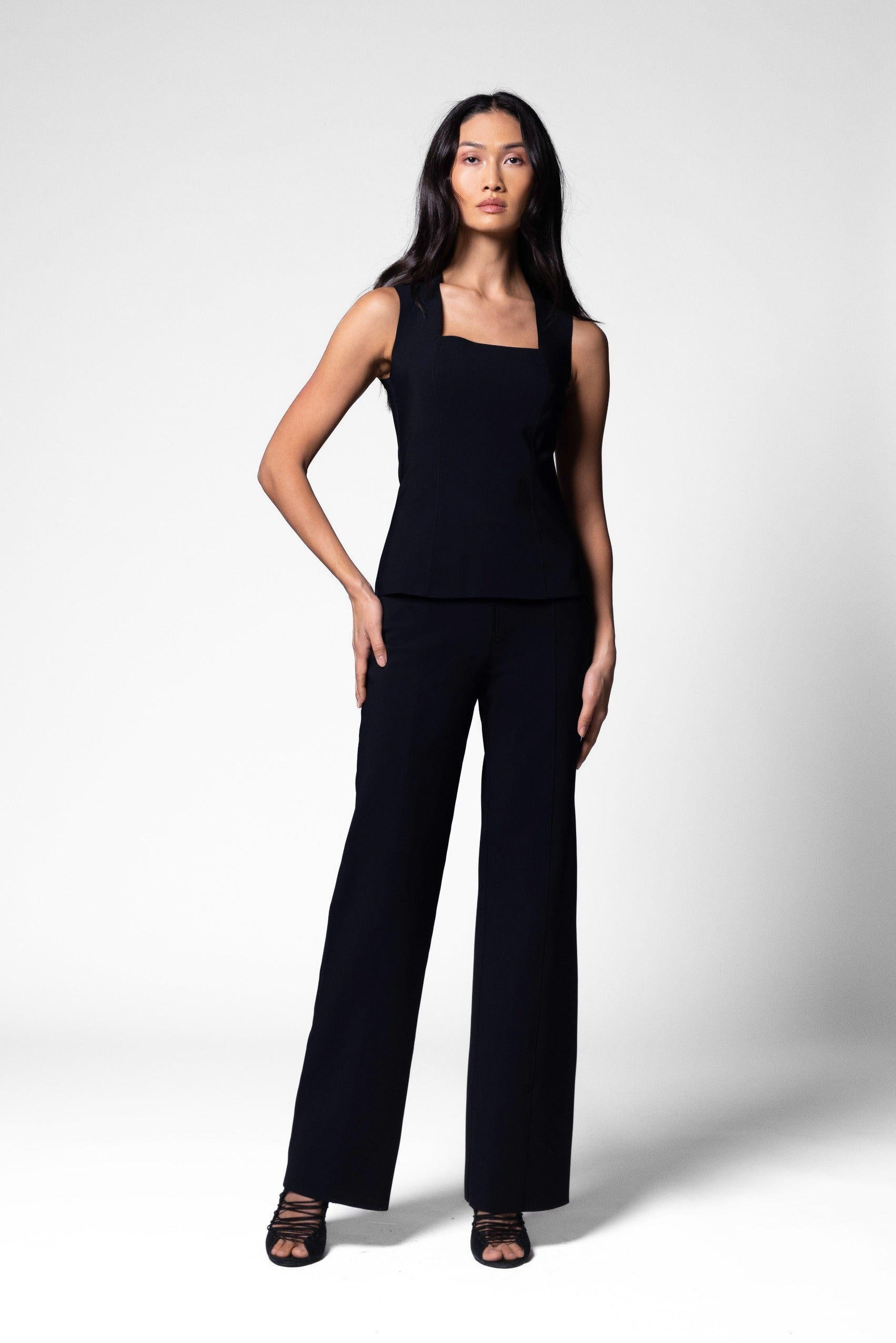 Redmane Top - Black – Maria Pinto