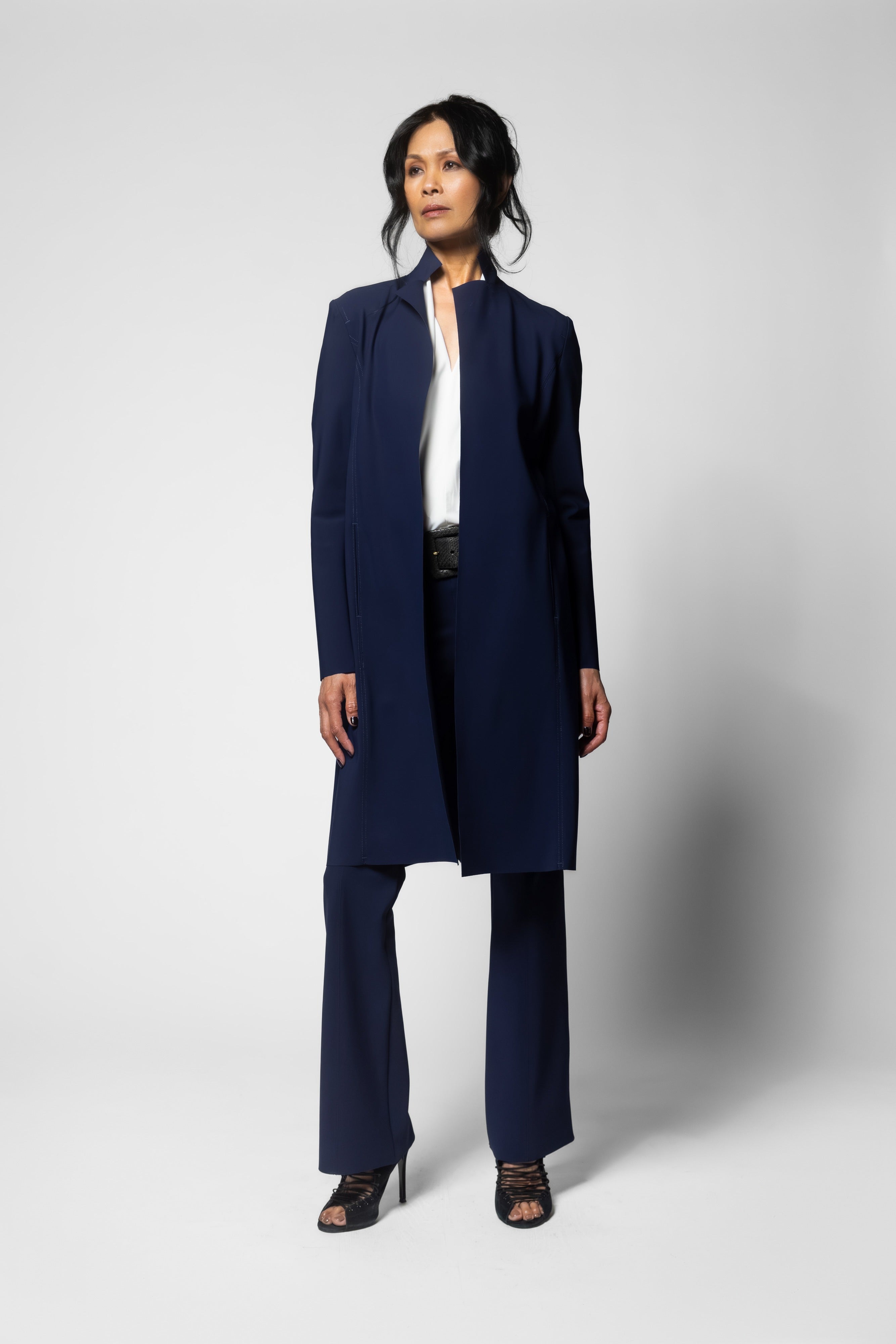 Reefer Coat - Midnight – Maria Pinto