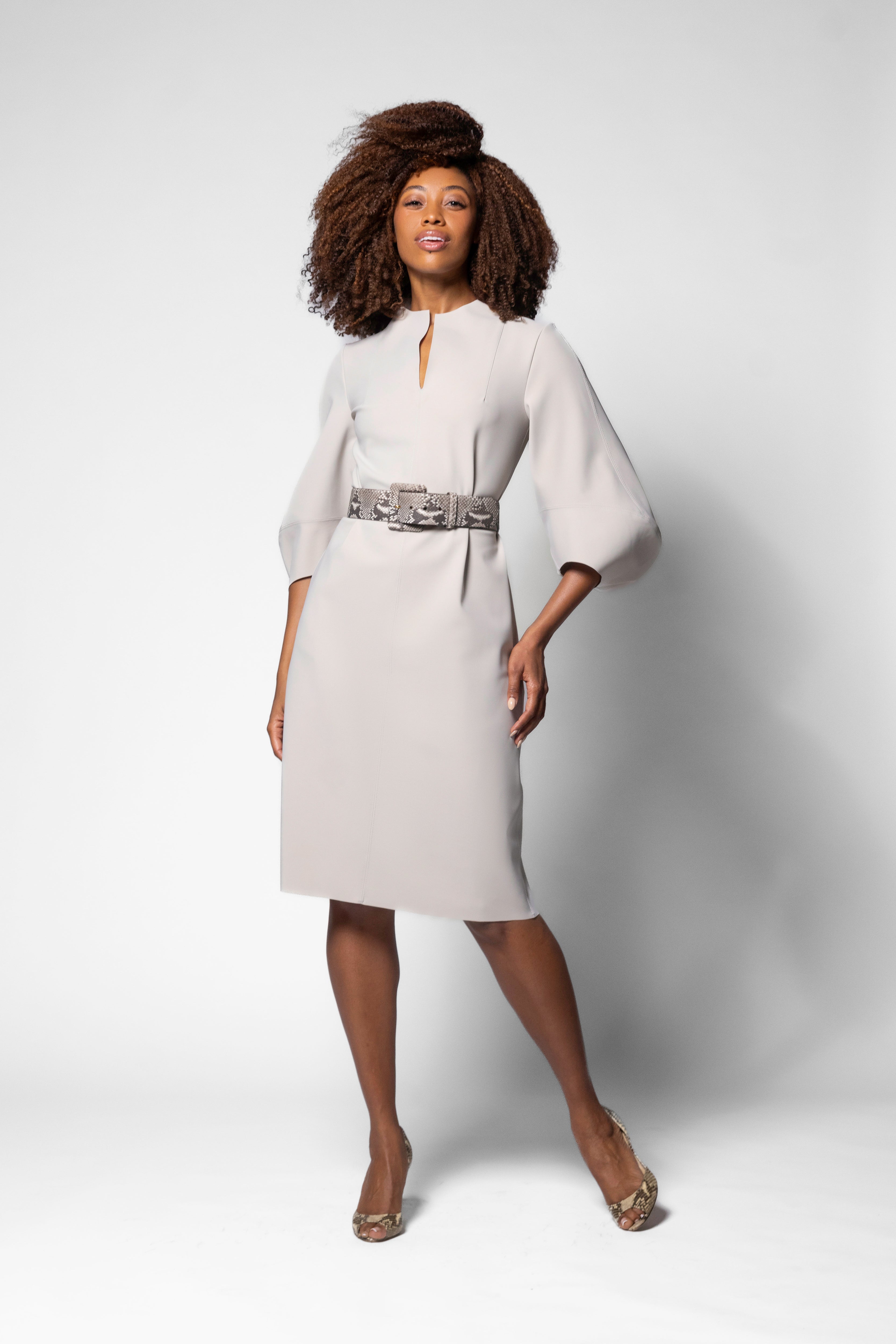 Python Belt - Grey – Maria Pinto