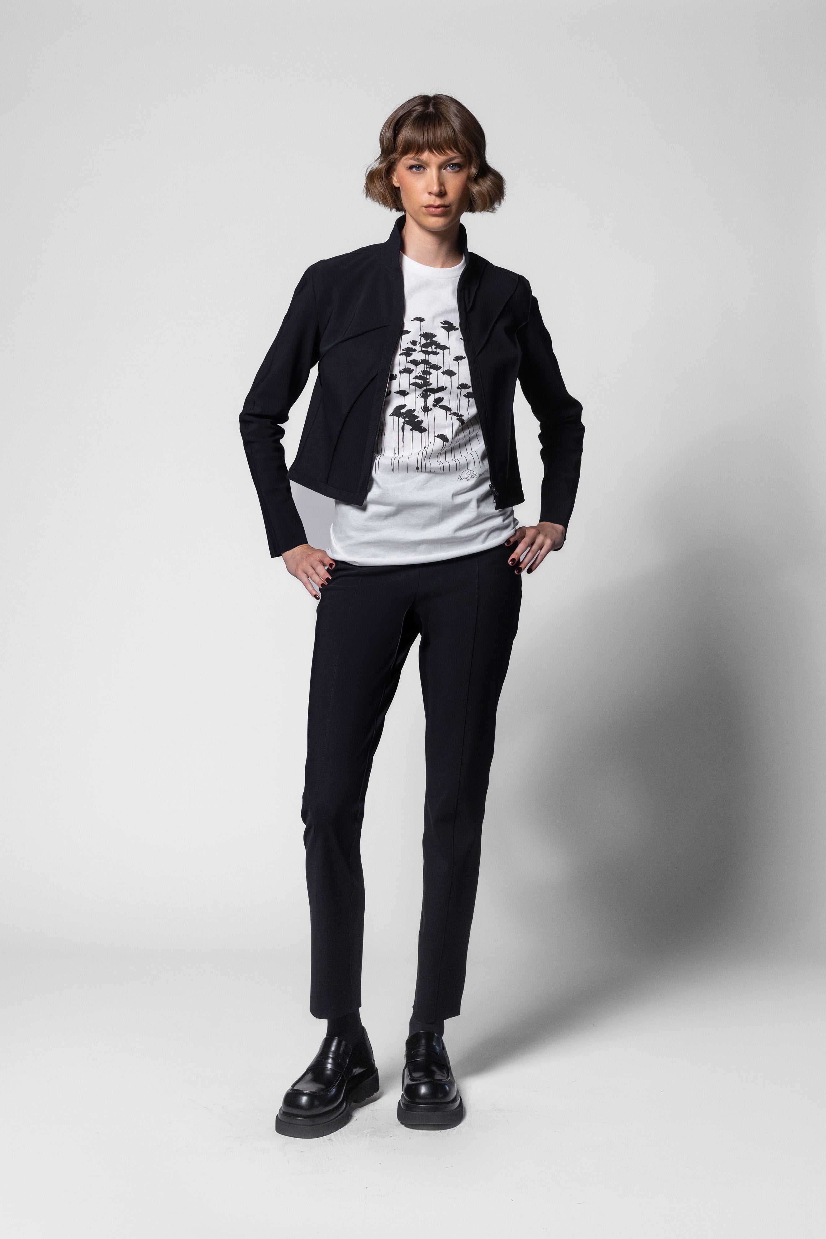 Ginkgo T-Shirt - Optic – Maria Pinto