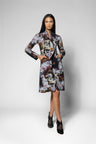 Roxelana Coat - Ankara Print