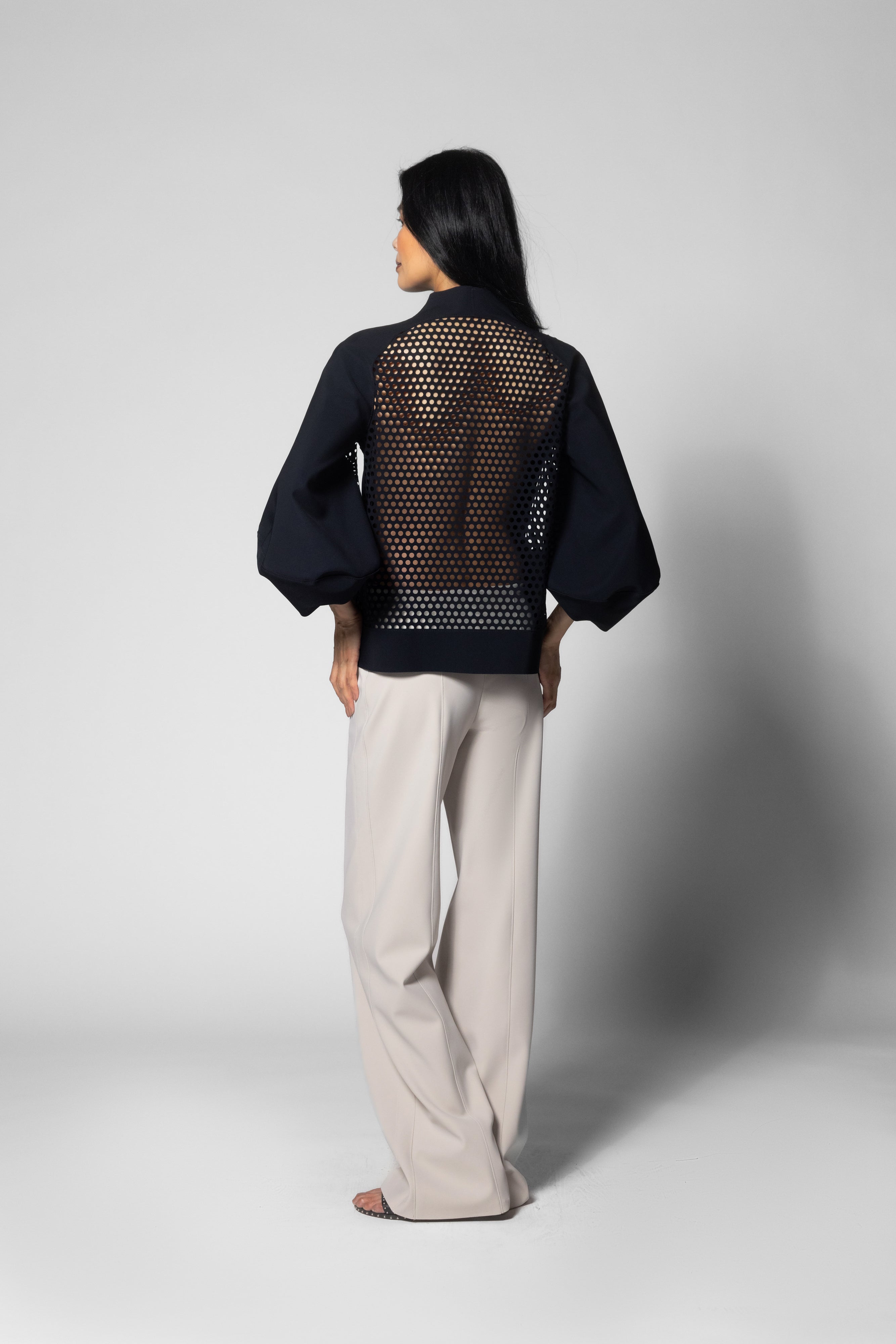 Thara Top - Black Laser – Maria Pinto