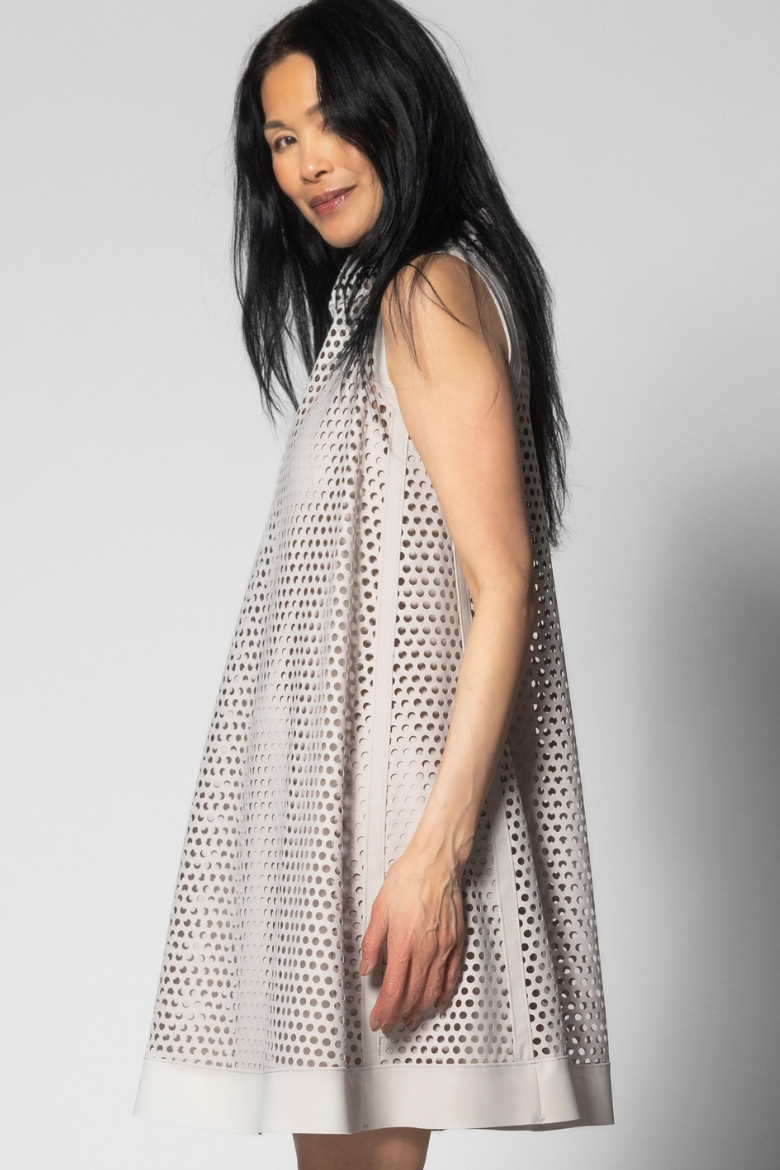 Zoe Mini Tunic - Avalanche Laser – Maria Pinto