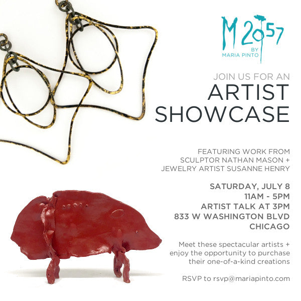 Artist Showcase Featuring Sculpture and Jewelry