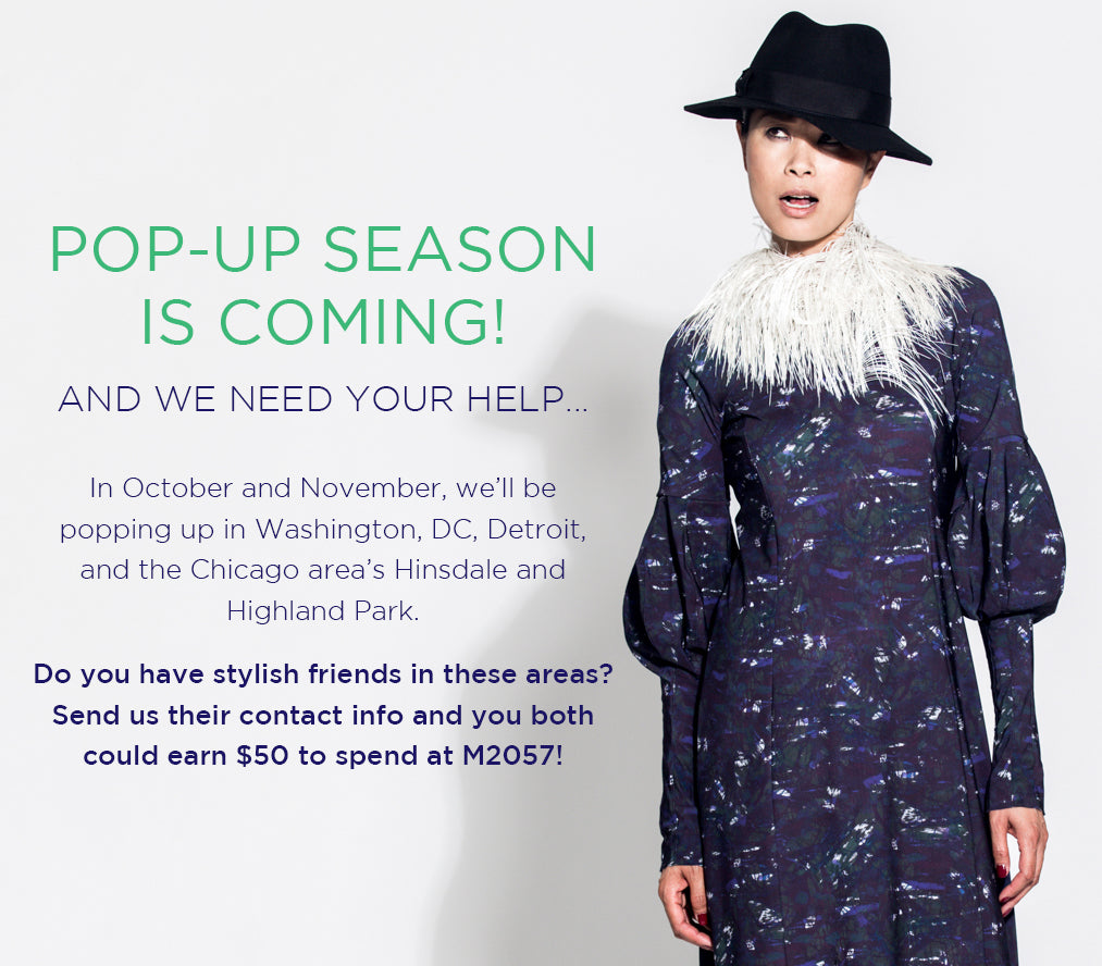 Tell Your Friends about Our Fall Pop-Ups + Earn $50!