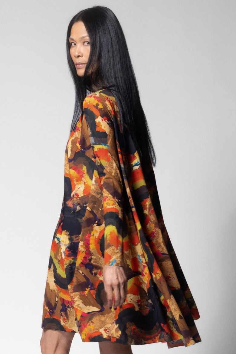 Autumn Dress - Bursa Print