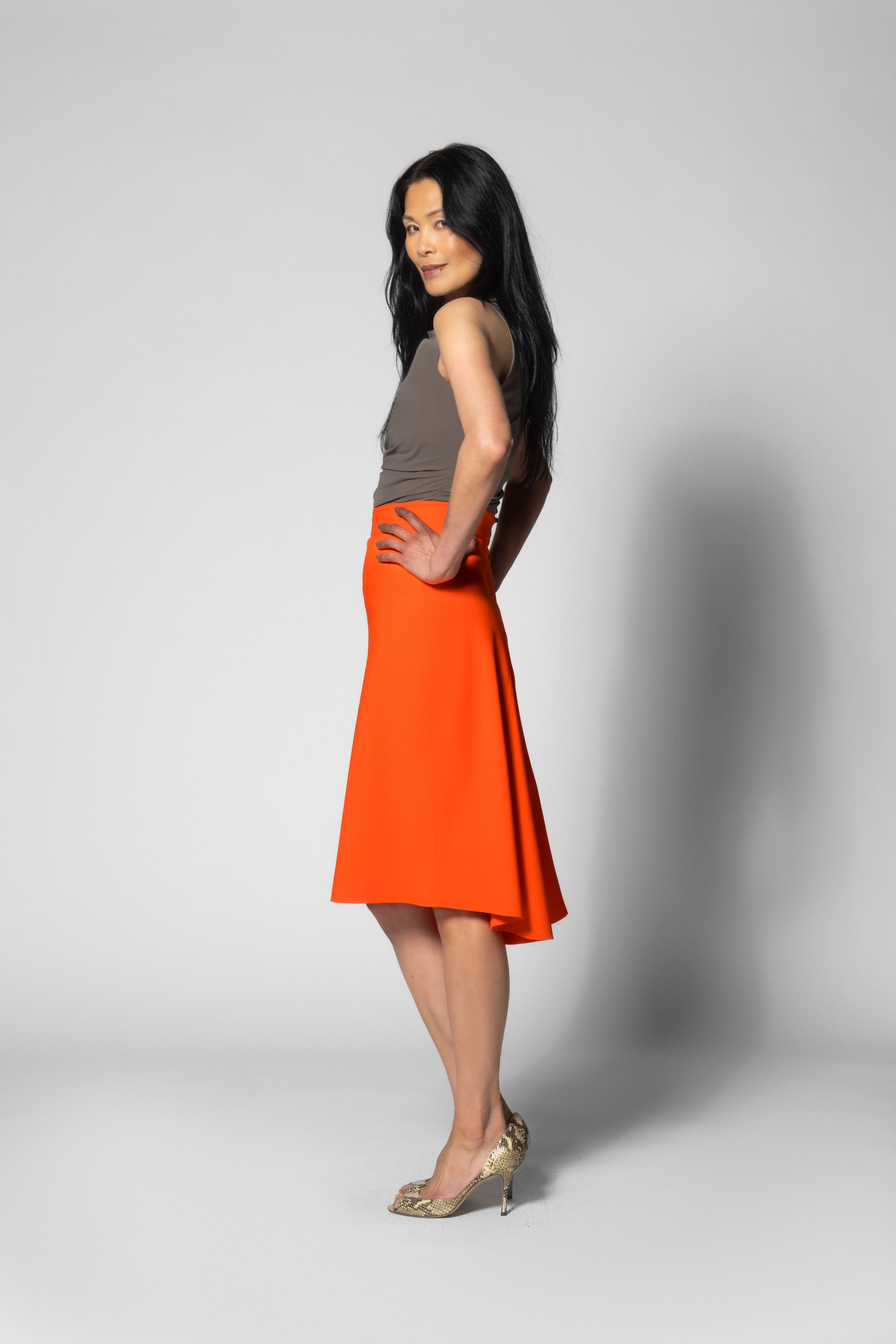 Alex 2 Skirt - Tiger Lily