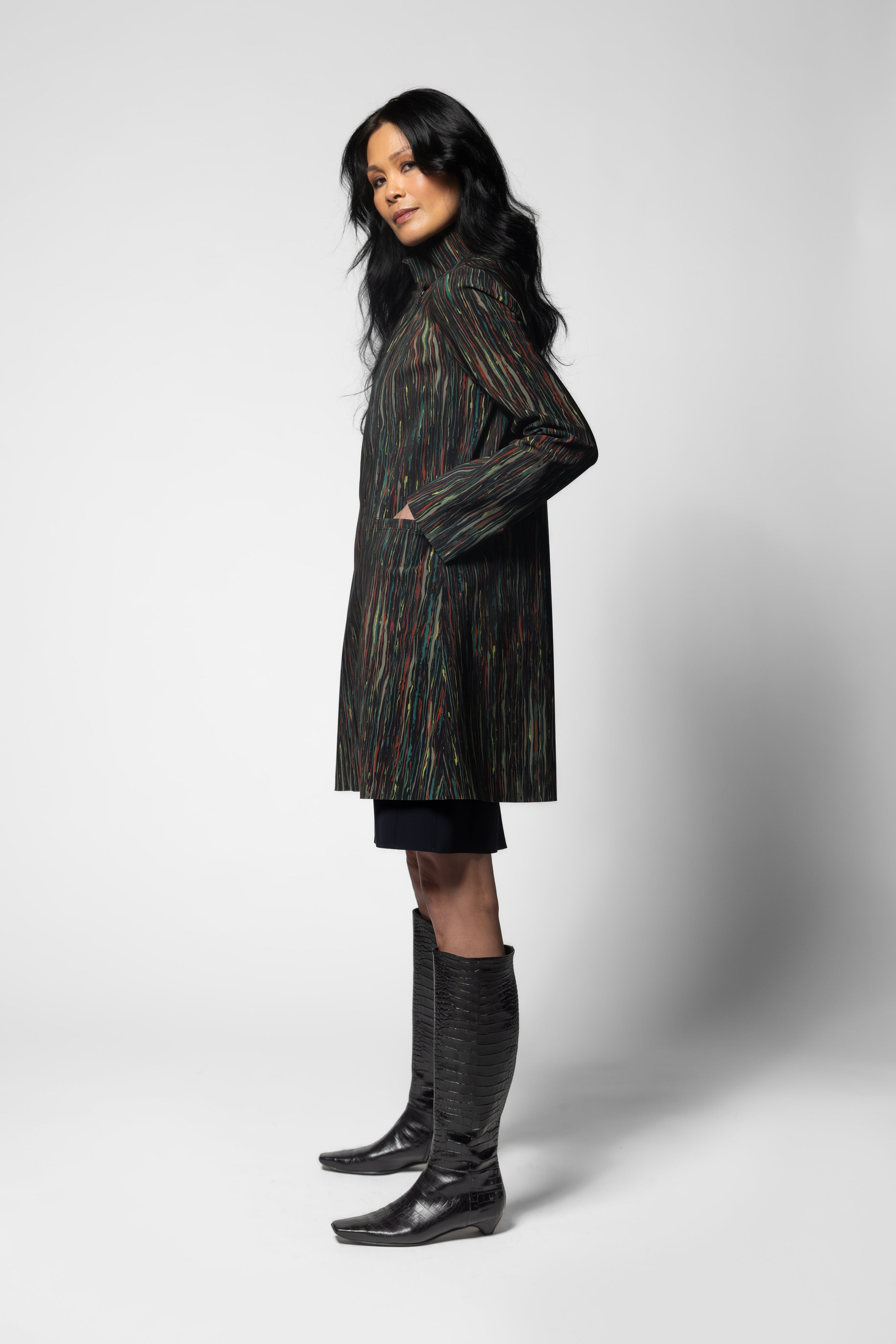 Annalisa Coat - Nemi Print