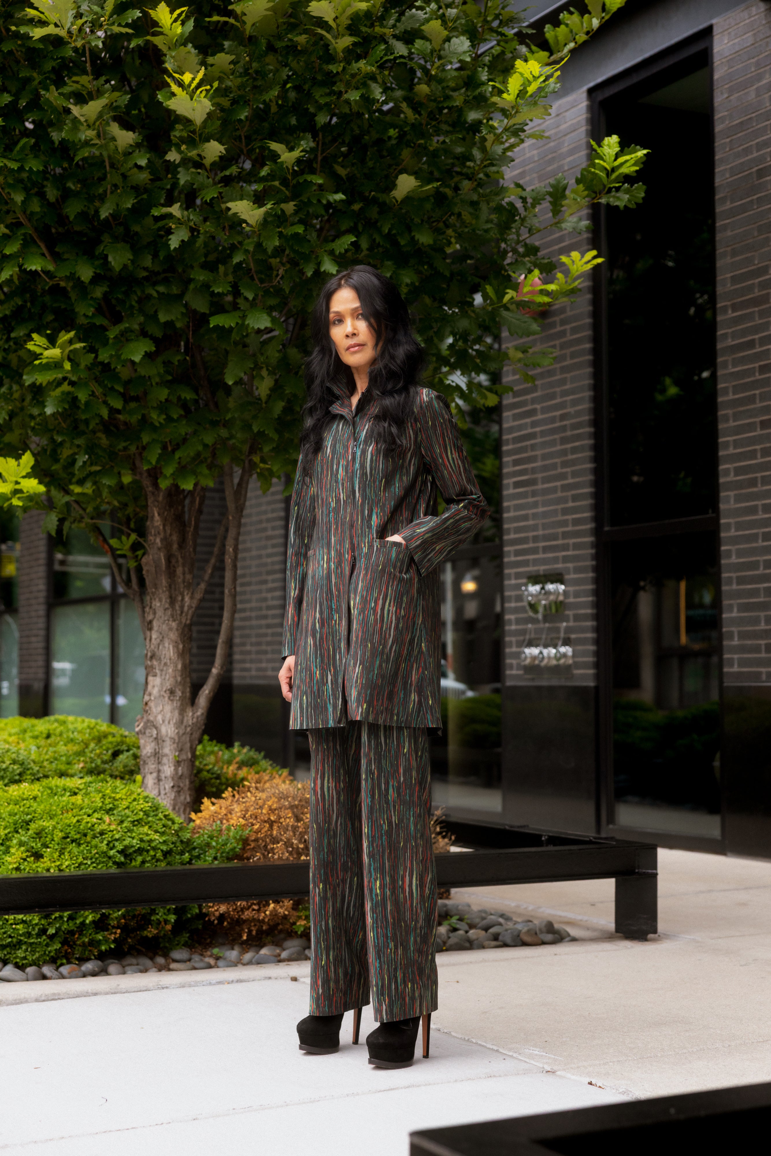 Annalisa Coat - Nemi Print