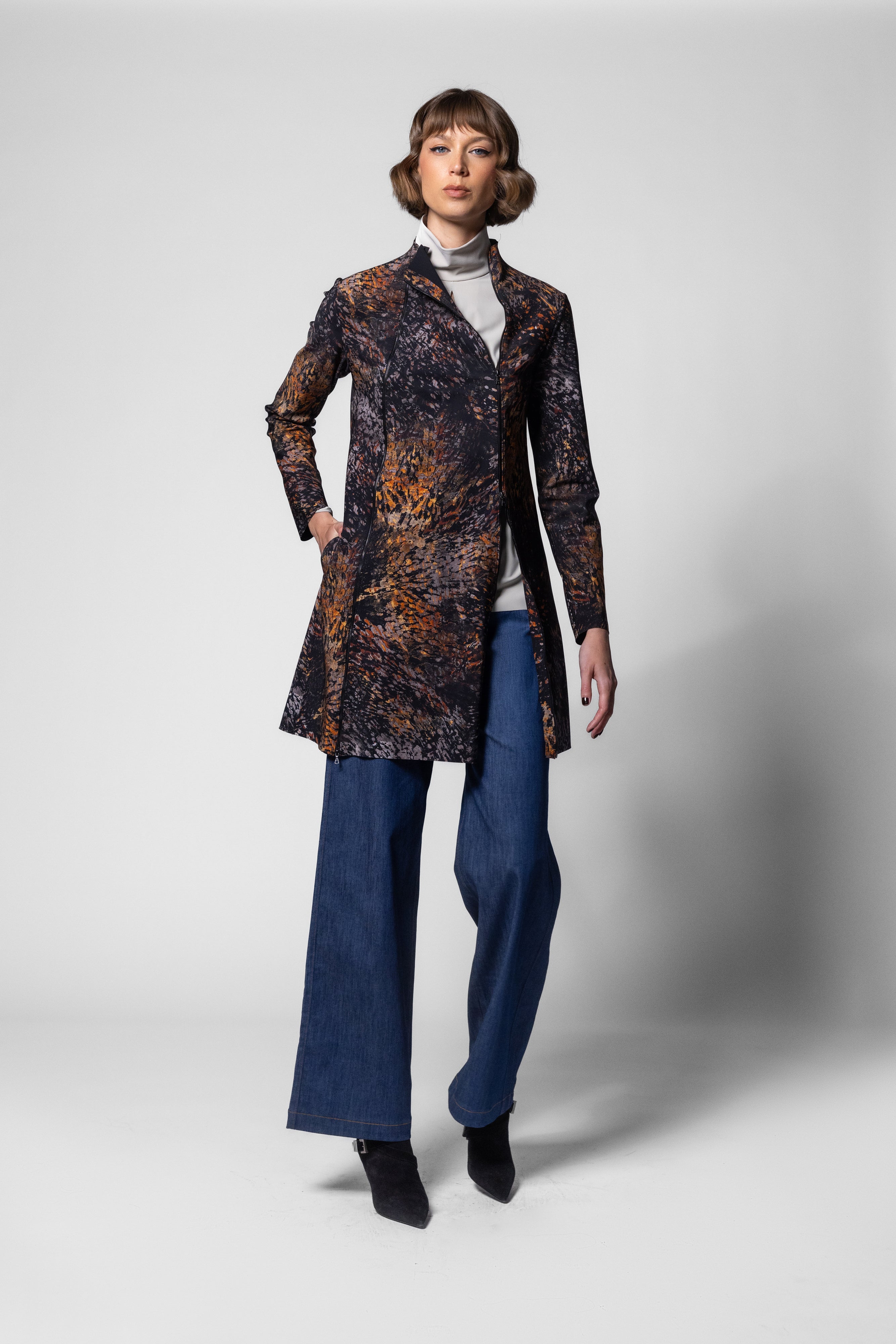 Artemisia Mini Tunic - Cortona Print