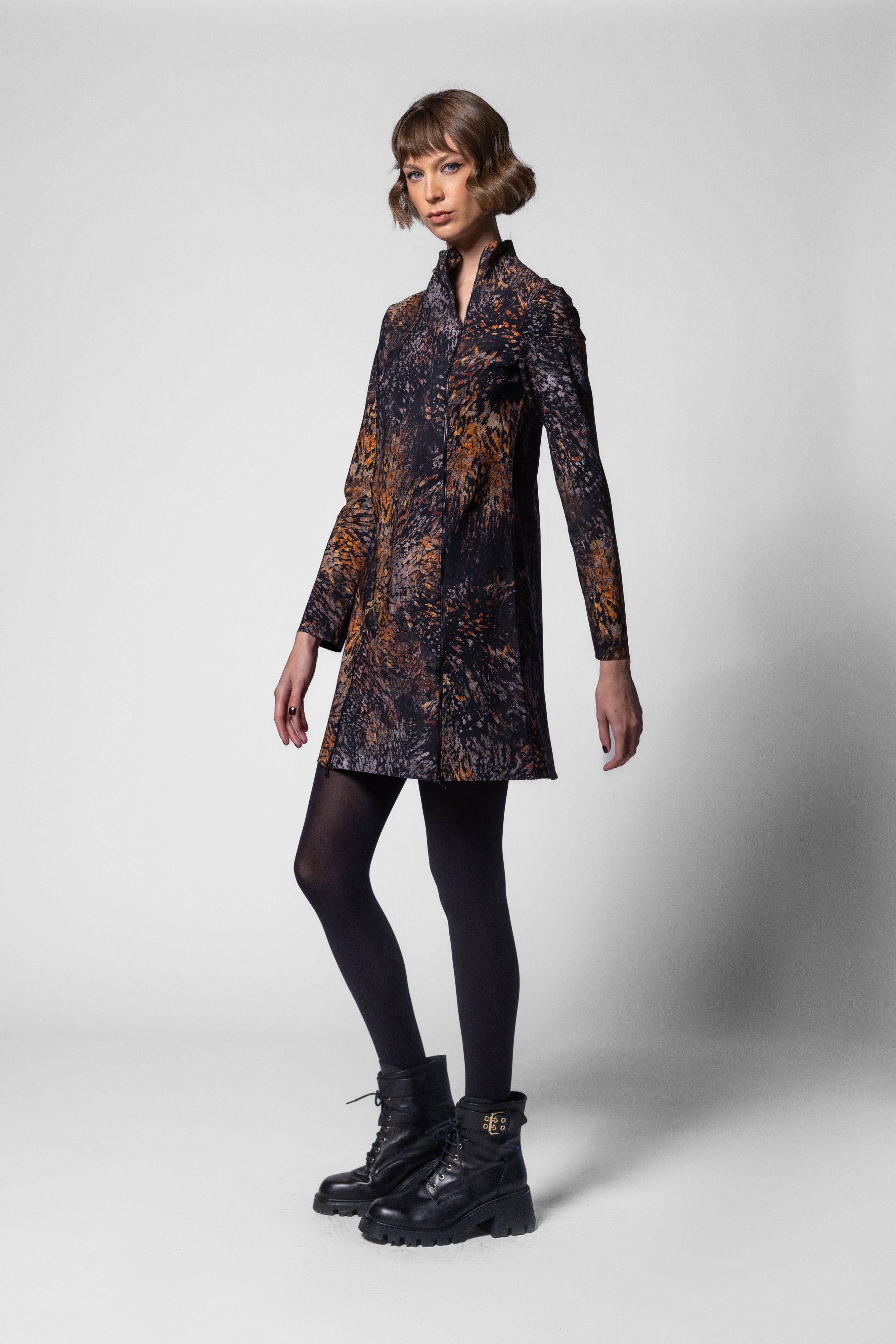 Artemisia Mini Tunic - Cortona Print