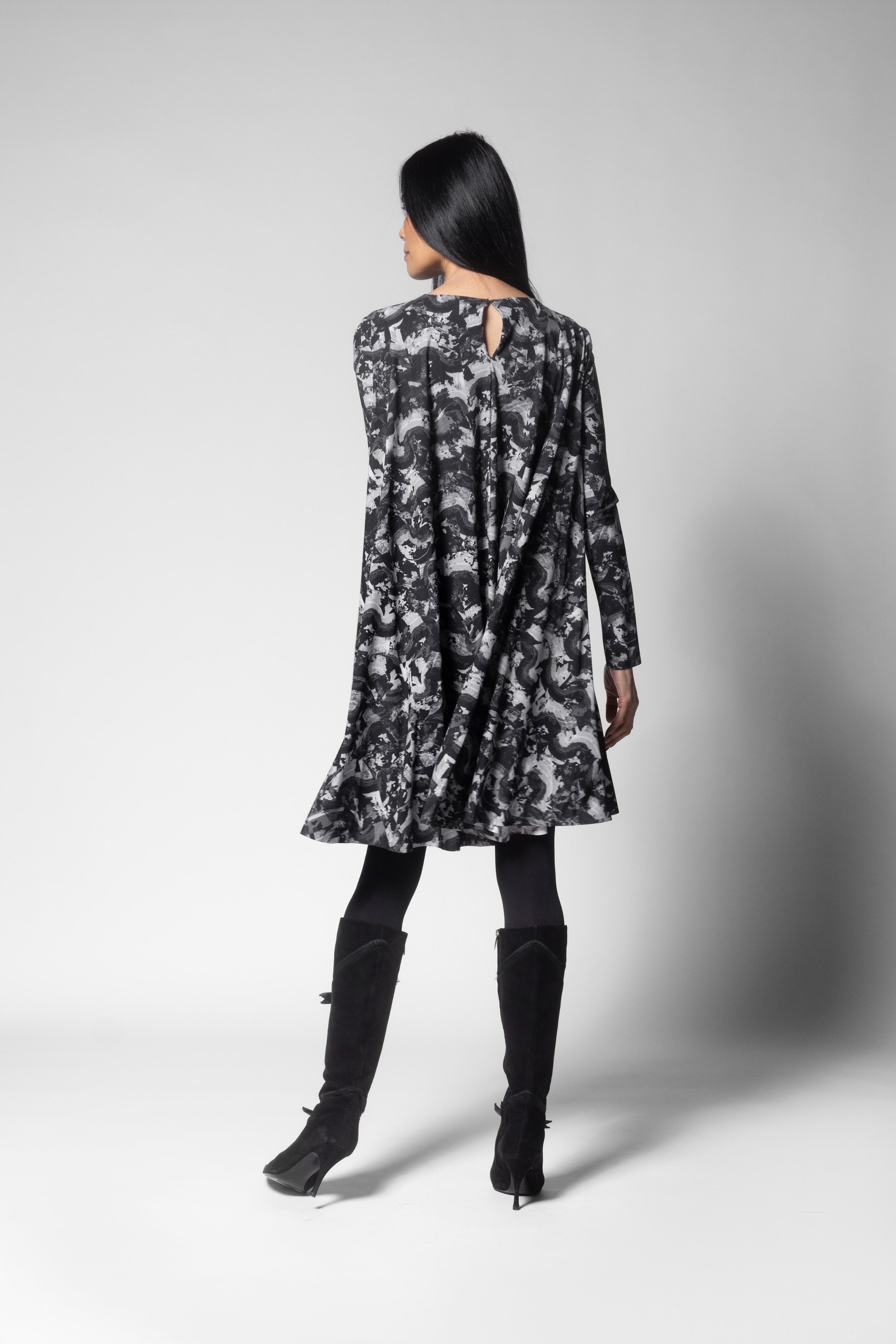 Autumn Dress - Izmit Print