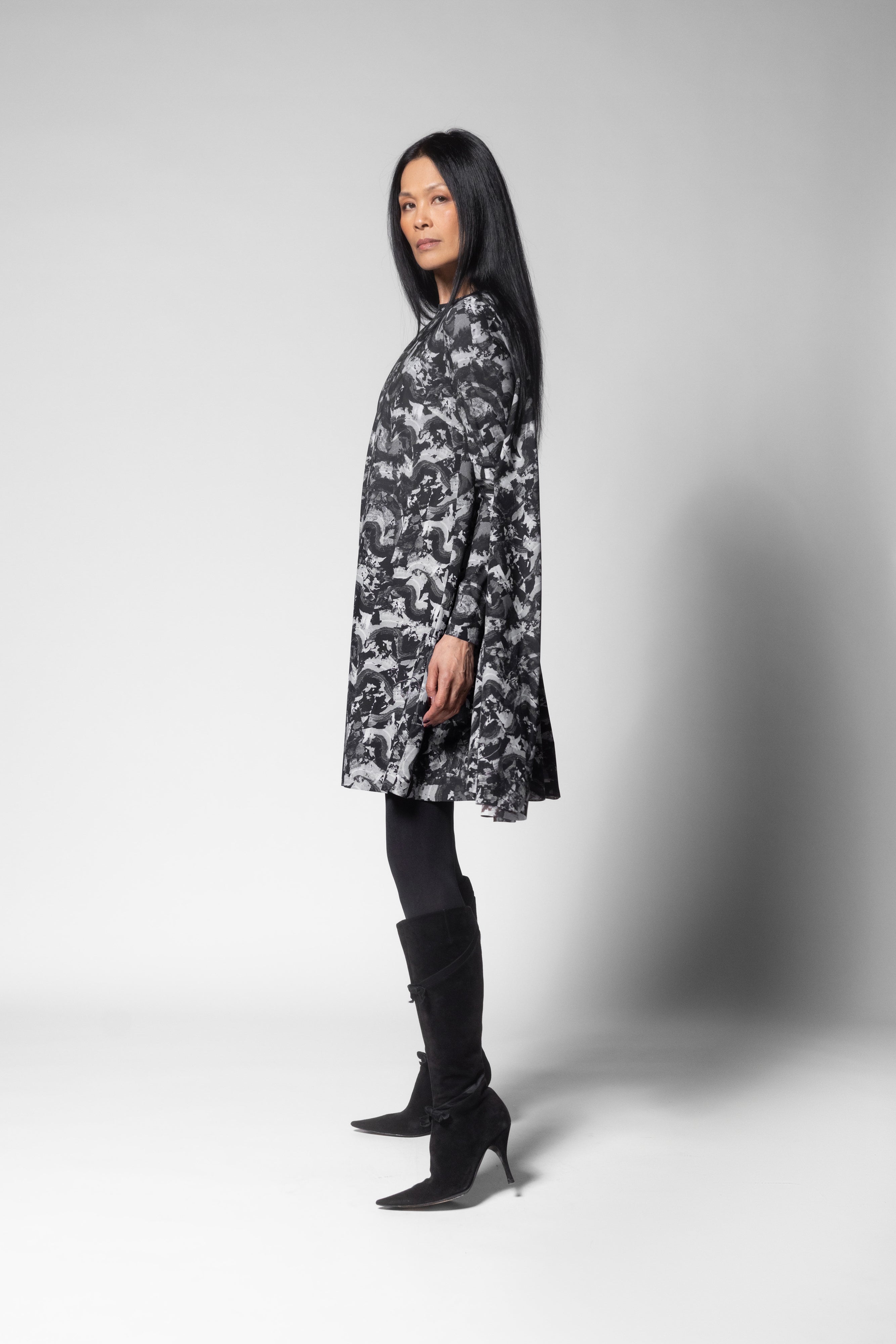 Autumn Dress - Izmit Print