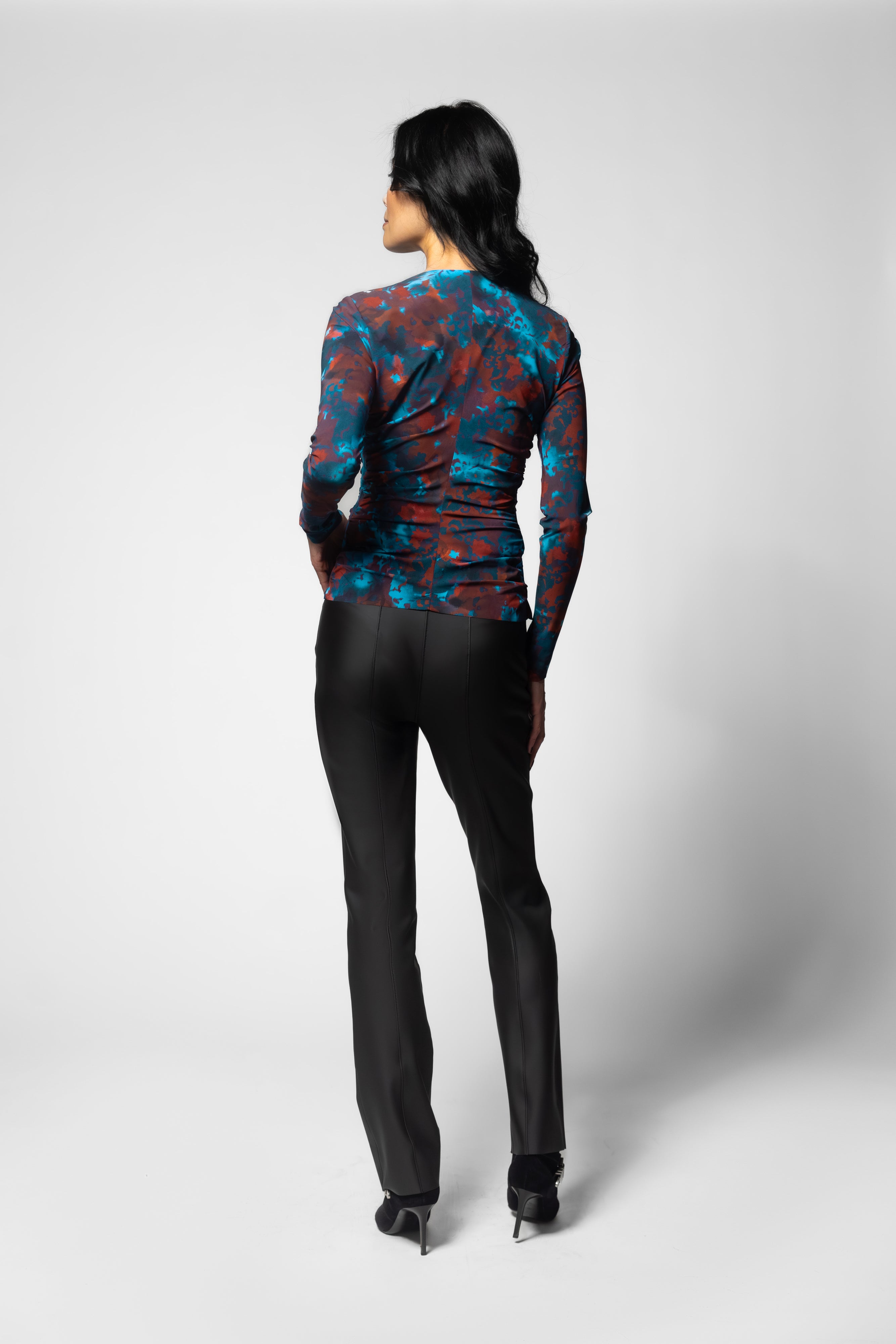 Azzurra Top - Arezzo Print