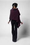 Wool/Cashmere Caress Wrap - Mulberry