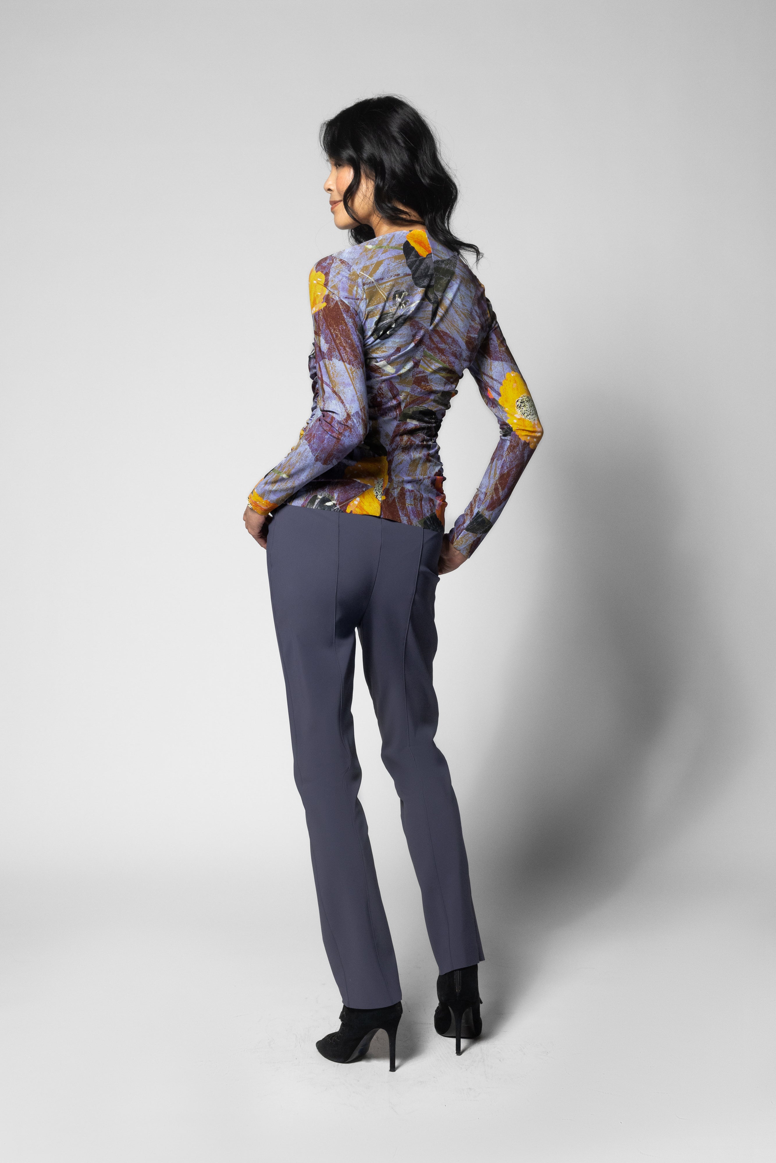 Azzurra Top - Niigata Print