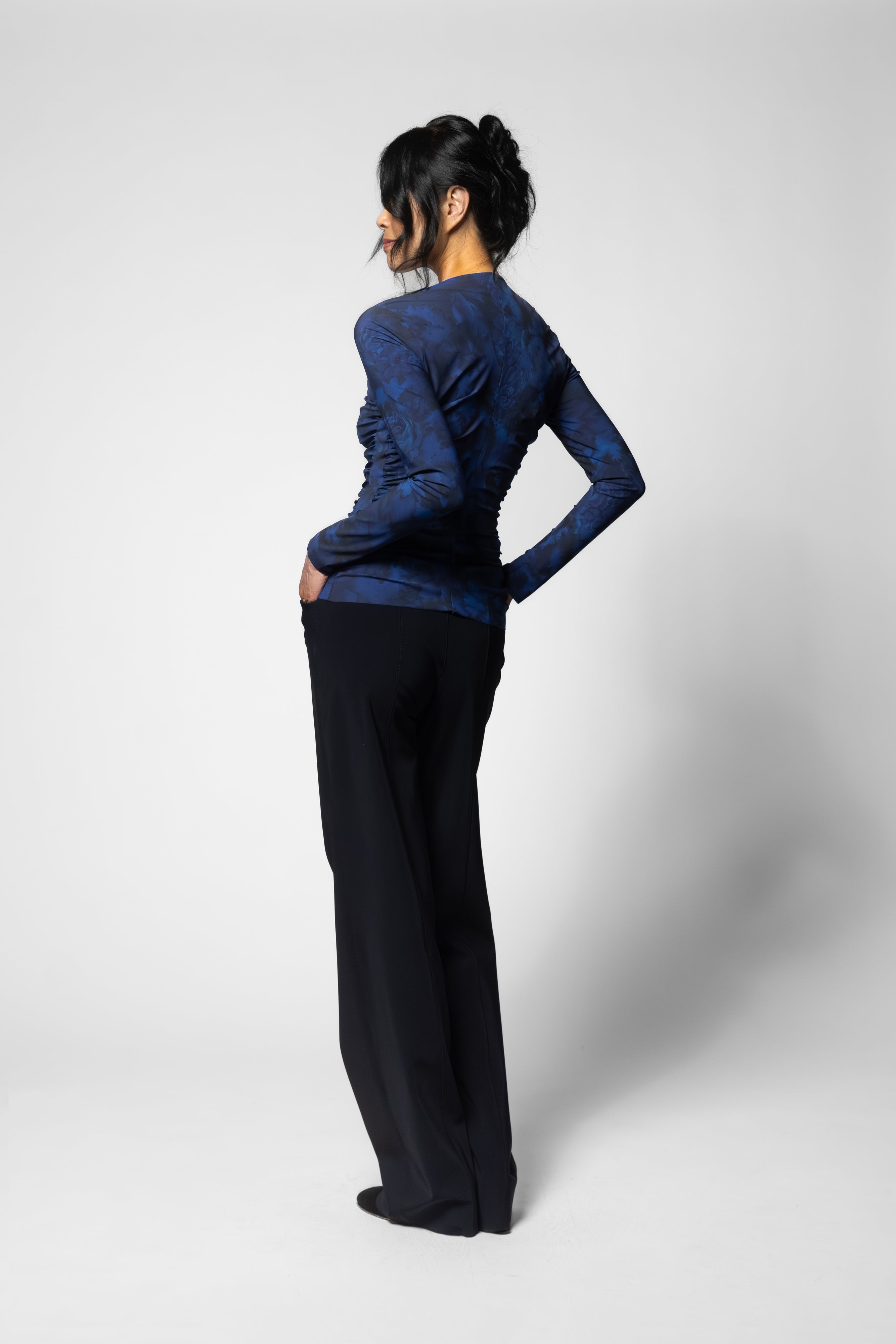 Azzurra Top - Rocca Print