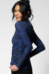 Azzurra Top - Rocca Print