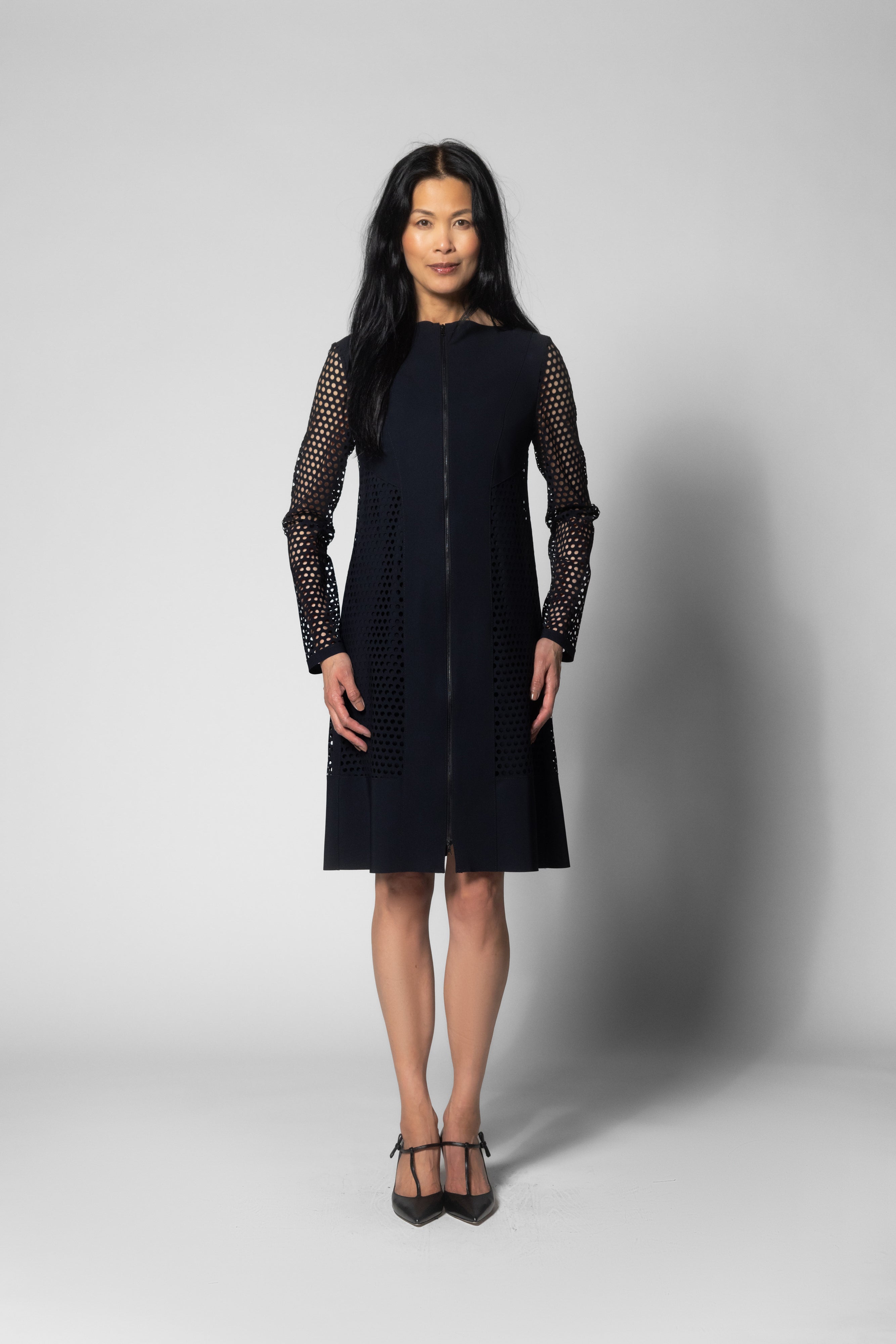 Beatriz Dress - Black Laser