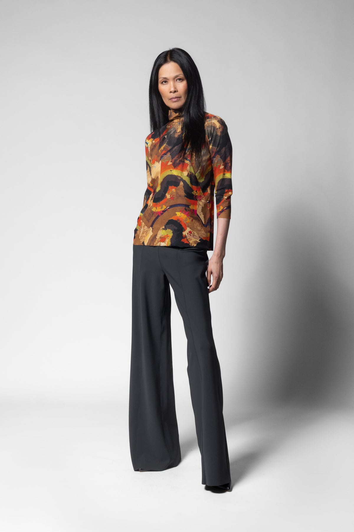 Bella Top - Bursa Print