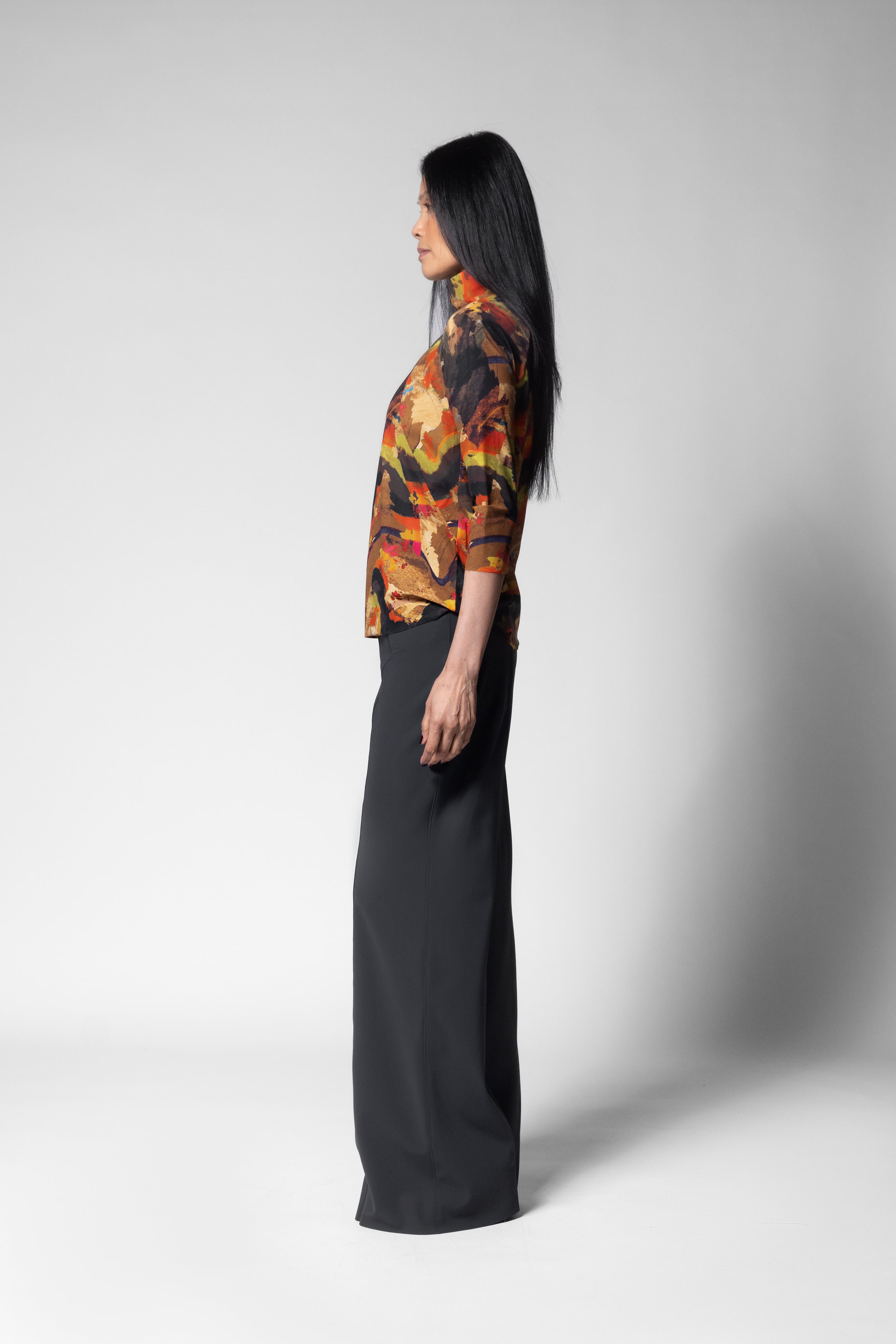 Bella Top - Bursa Print