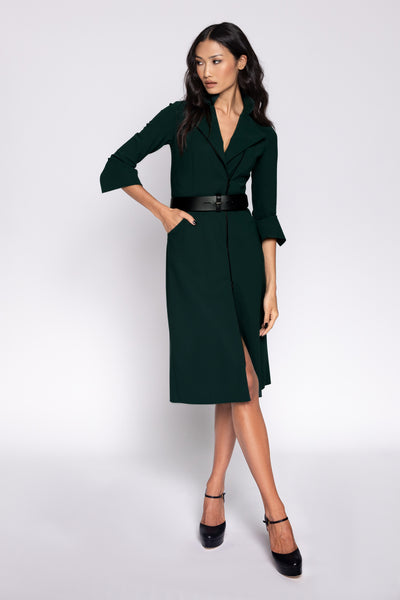Brosnan Dress - Cypress