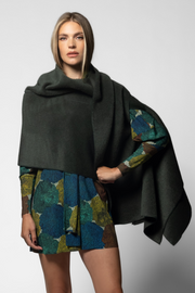Alpaca Caress Wrap - Moss