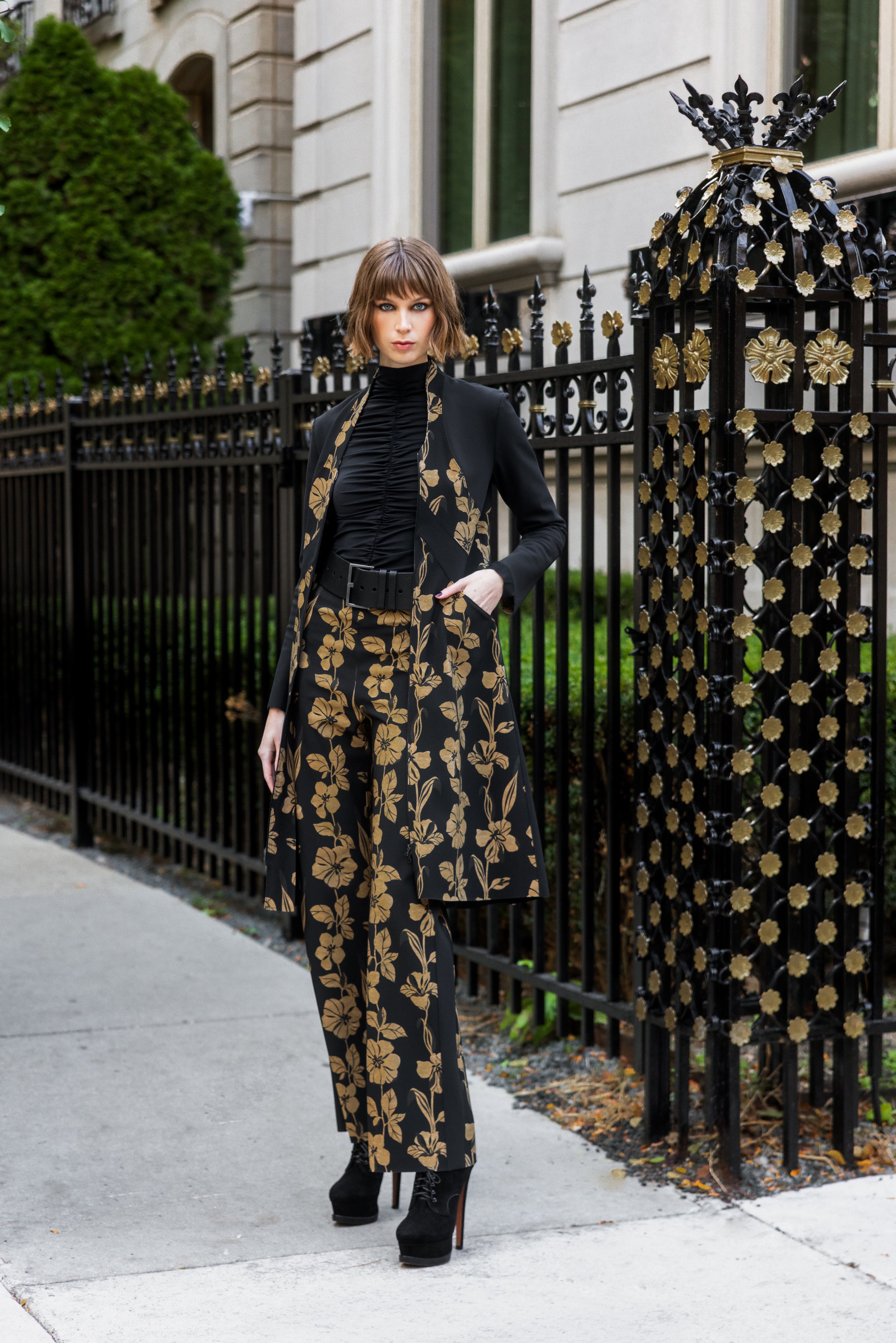 Hayworth Pant - Viterbo Print