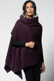 Wool/Cashmere Caress Wrap - Mulberry