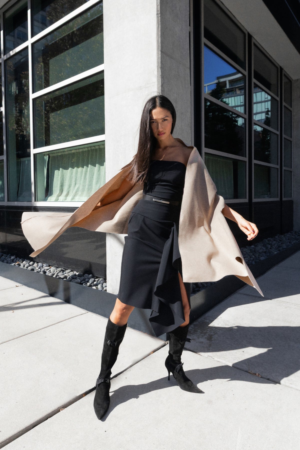 Wool/Cashmere Caress Wrap - Sandalwood