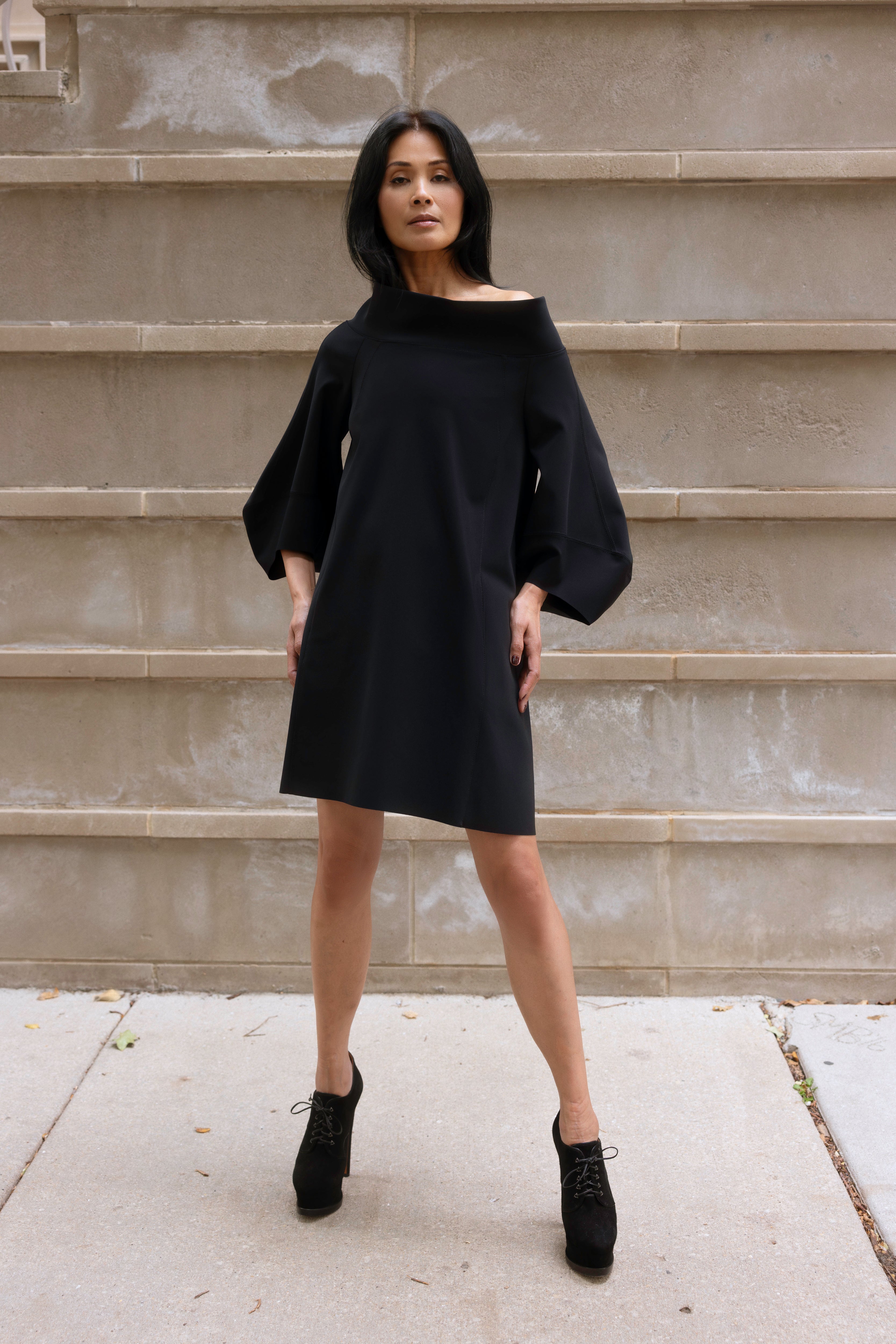 Durga Mini Tunic - Black