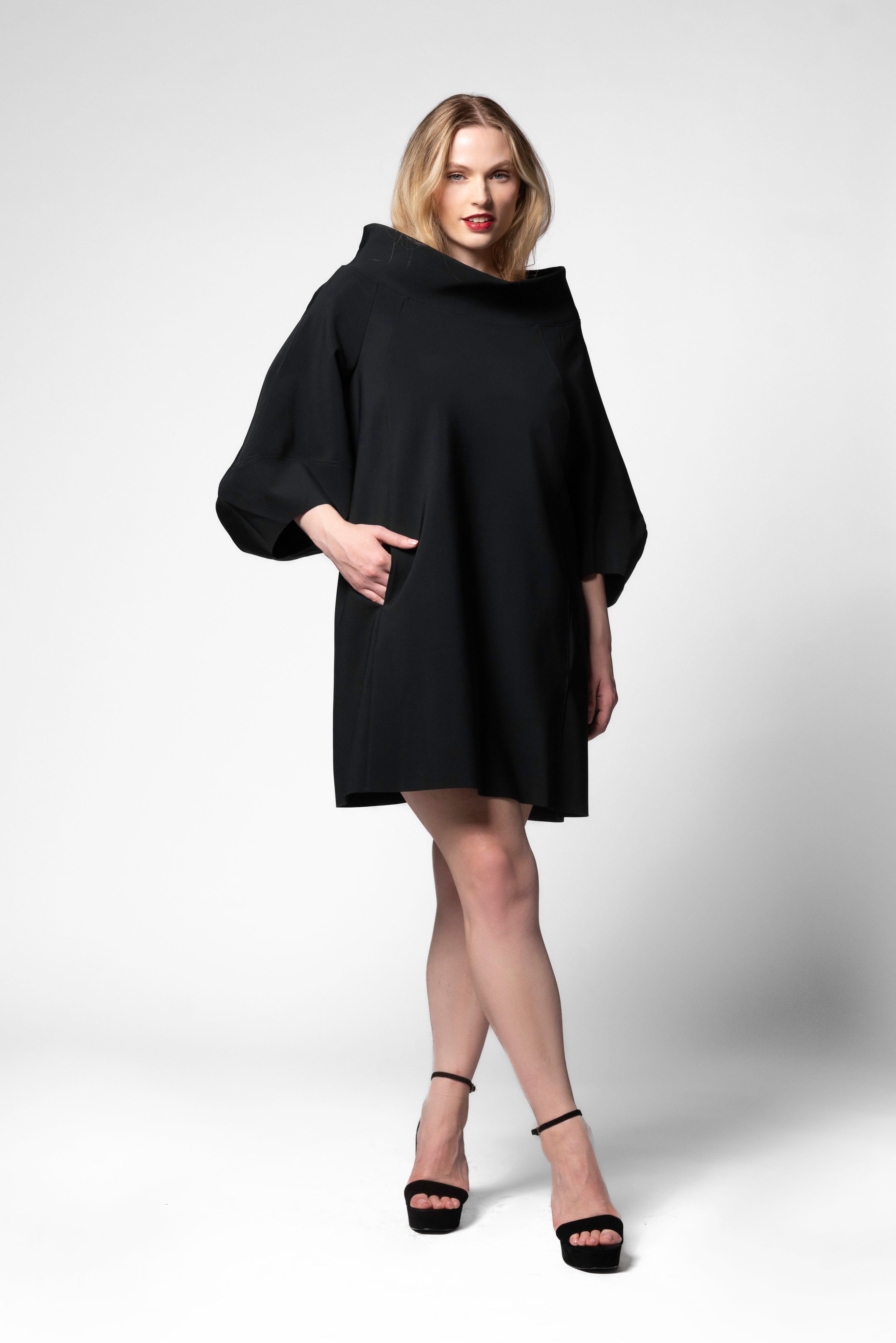 Durga Mini Tunic - Black