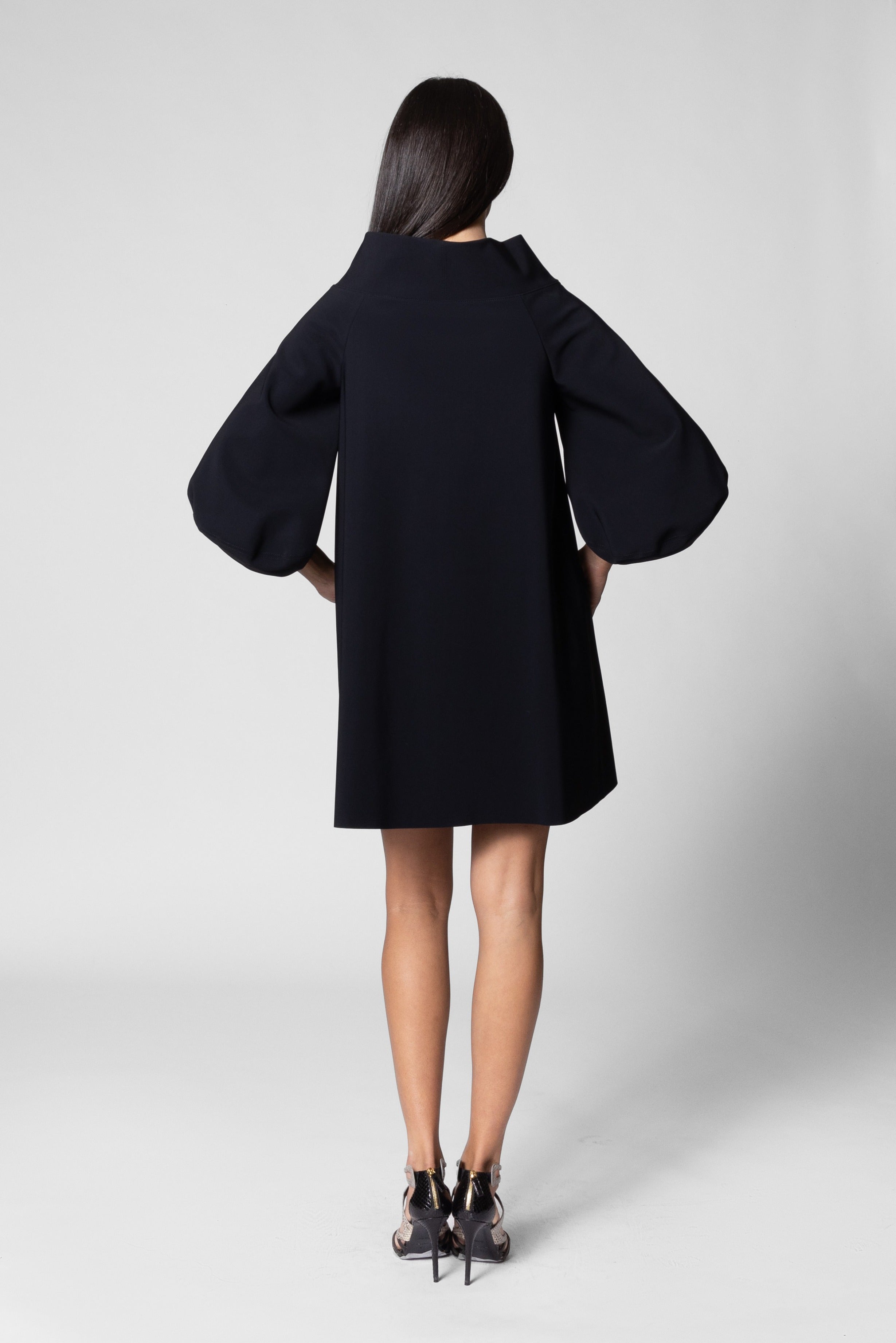 Durga Mini Tunic - Black – Maria Pinto