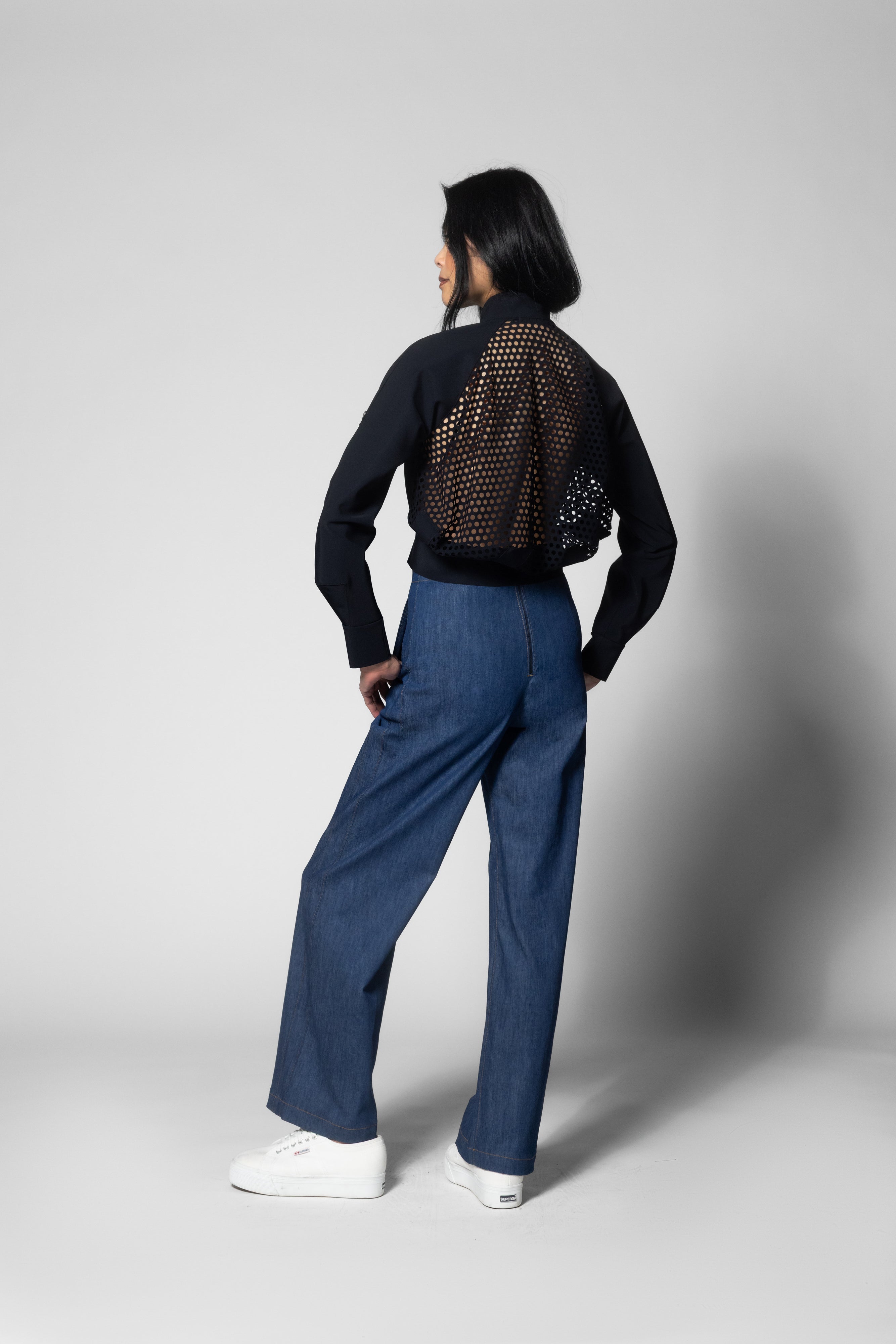 Elke Jacket - Black Laser