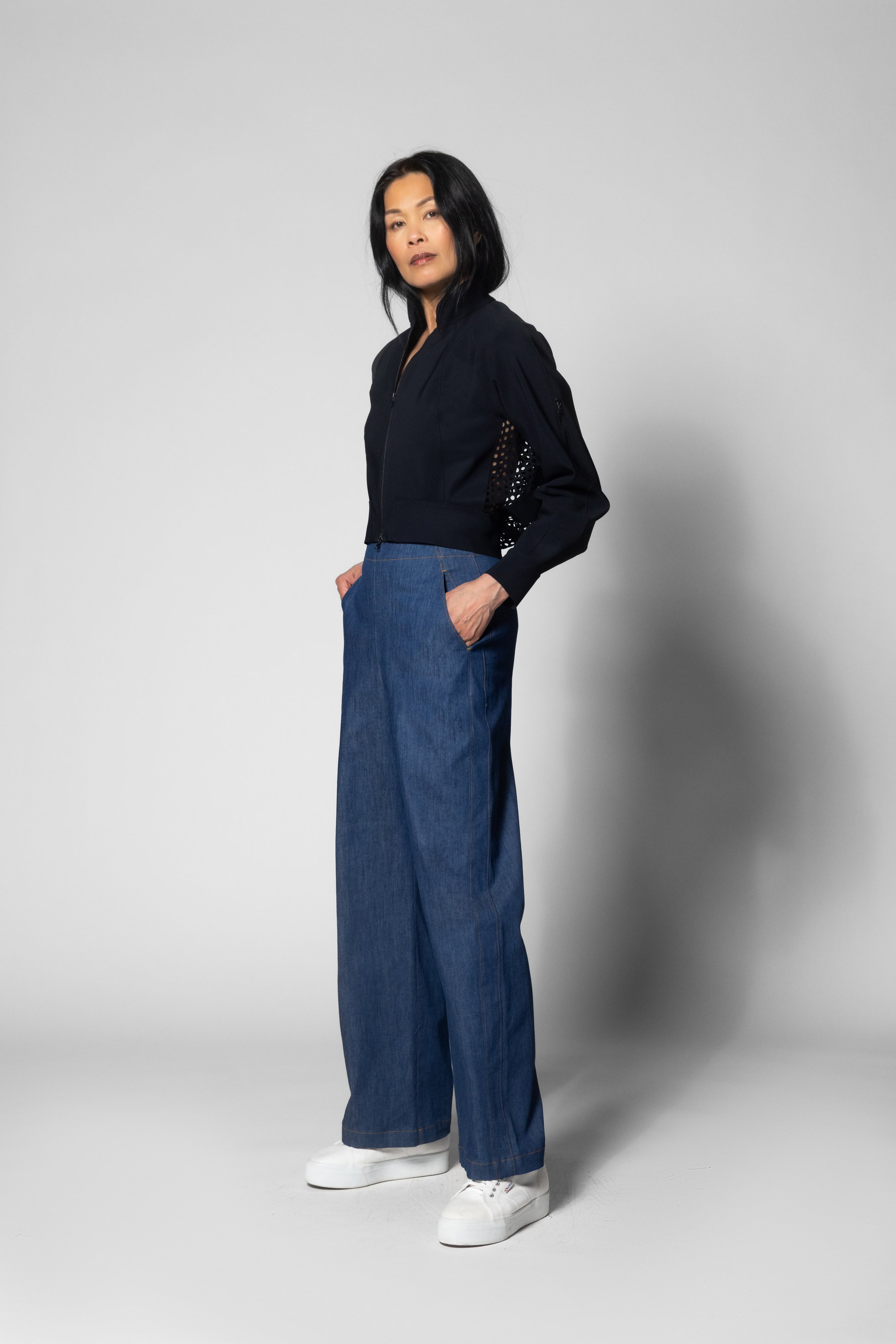 Elke Jacket - Black Laser