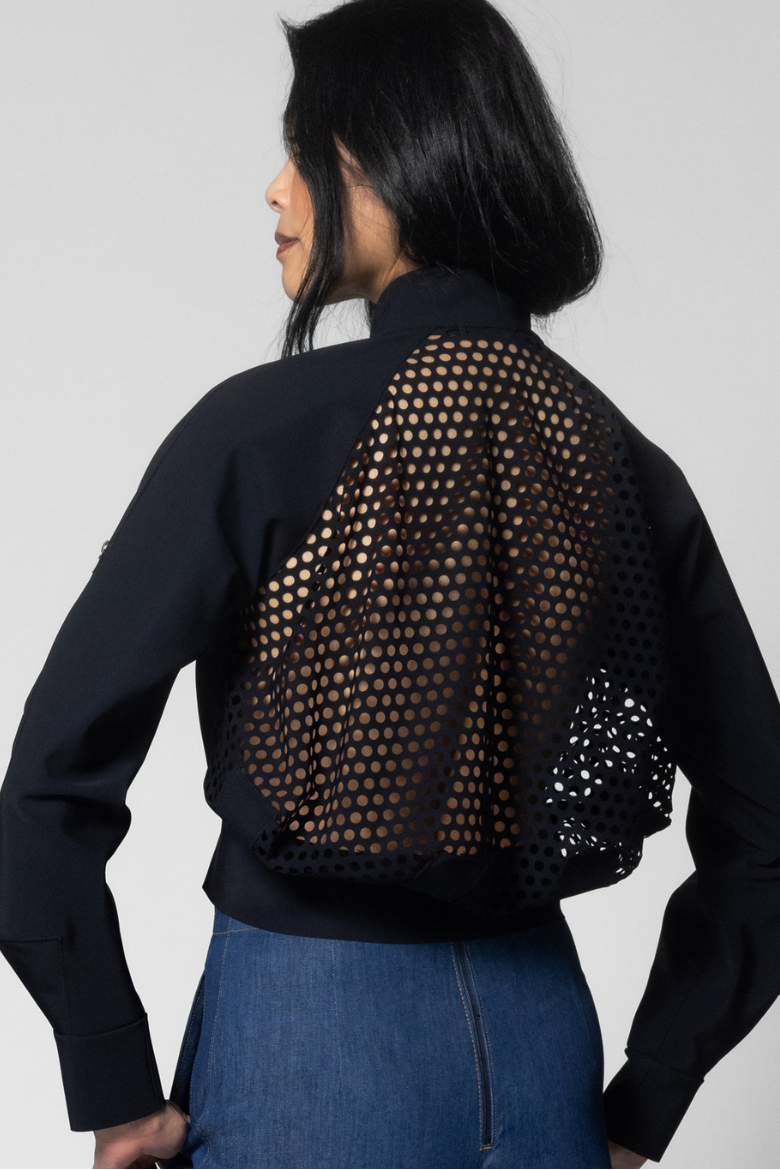 Elke Jacket - Black Laser