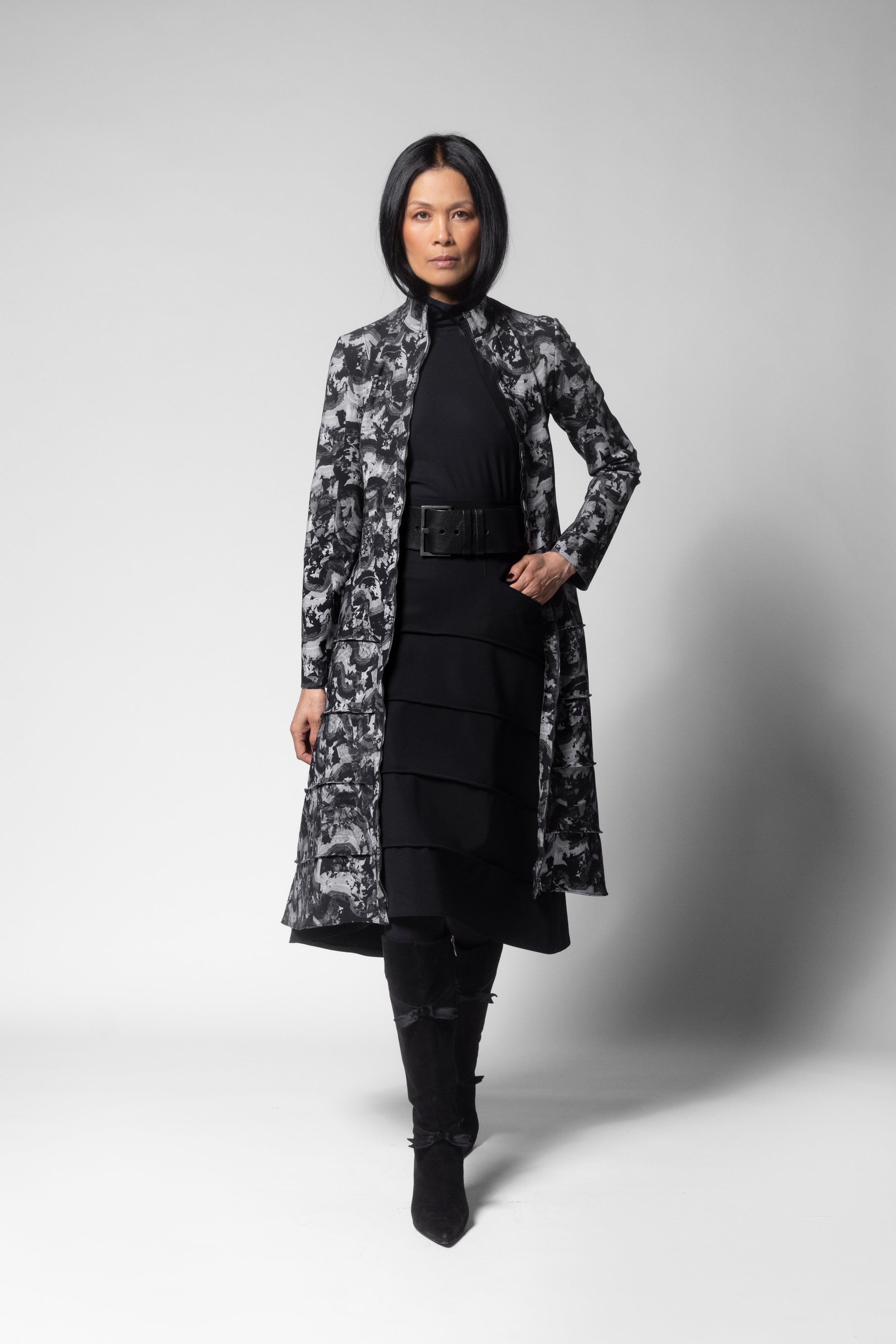Emilie Coat - Izmit Print