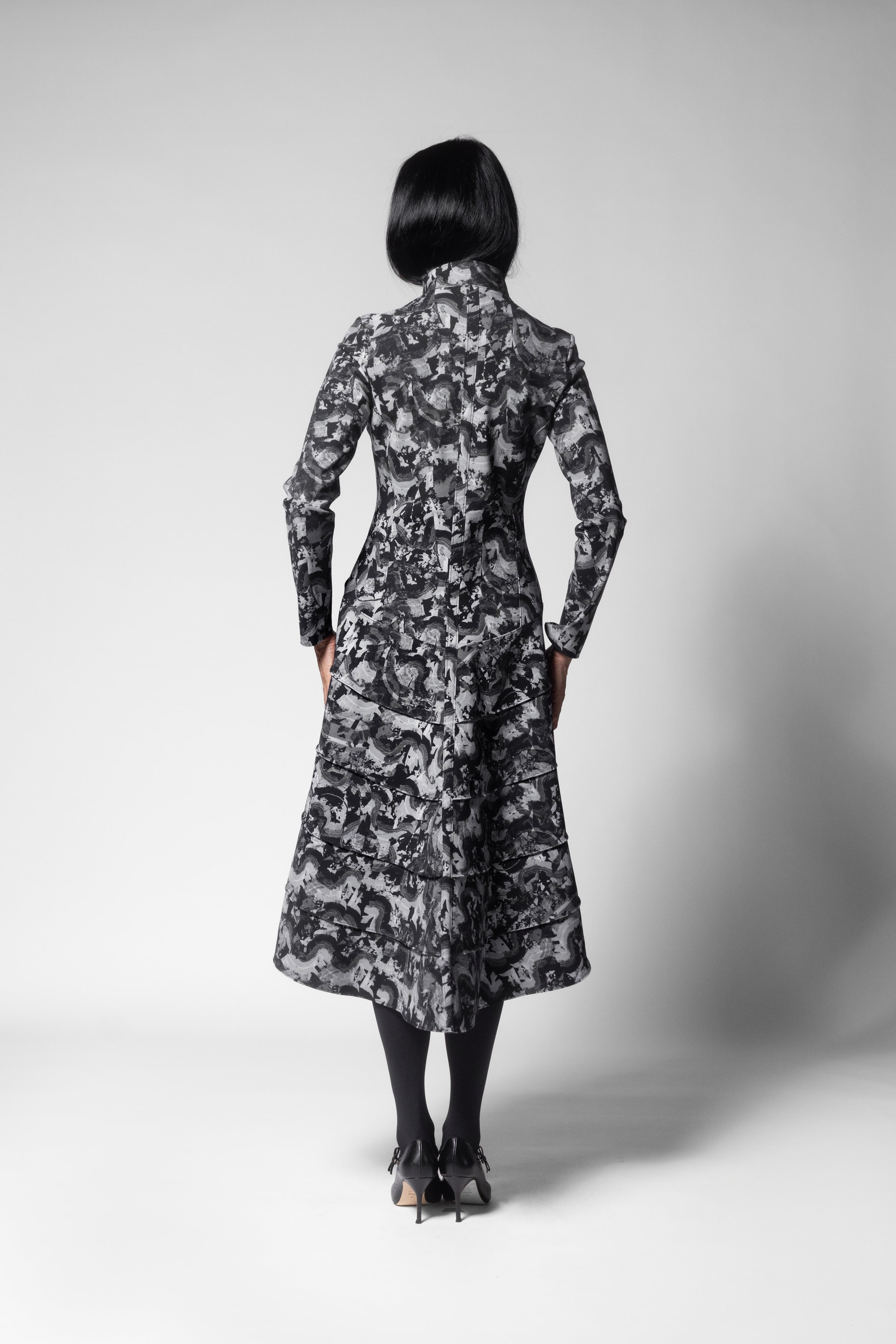 Emilie Coat - Izmit Print