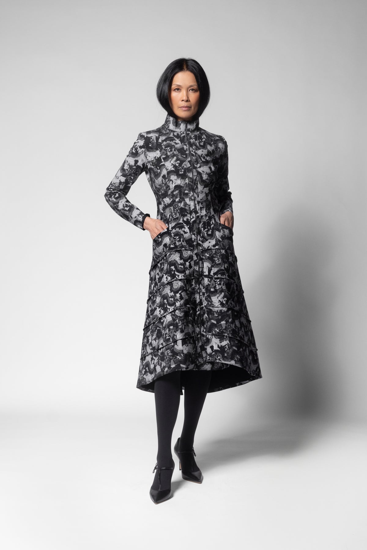 Emilie Coat - Izmit Print