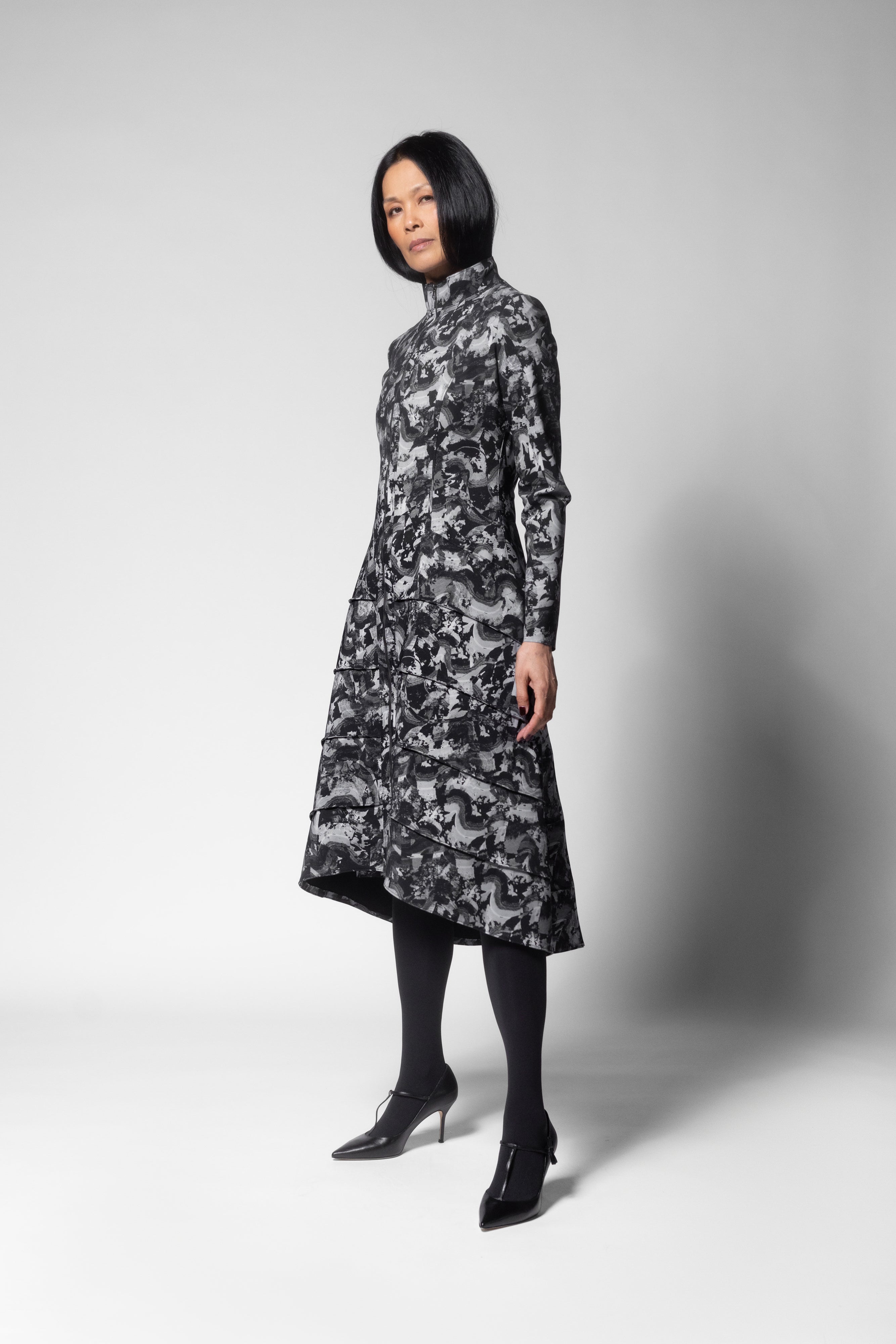 Emilie Coat - Izmit Print