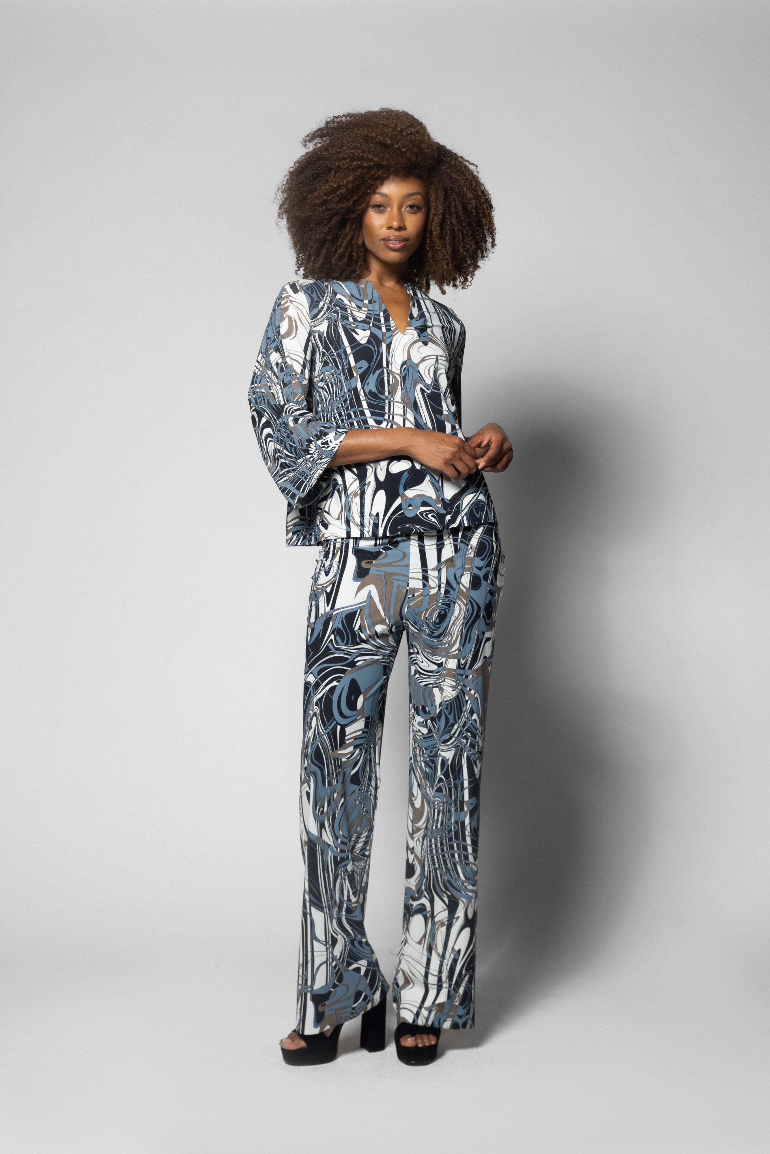 Marta Pant - Redonda Print