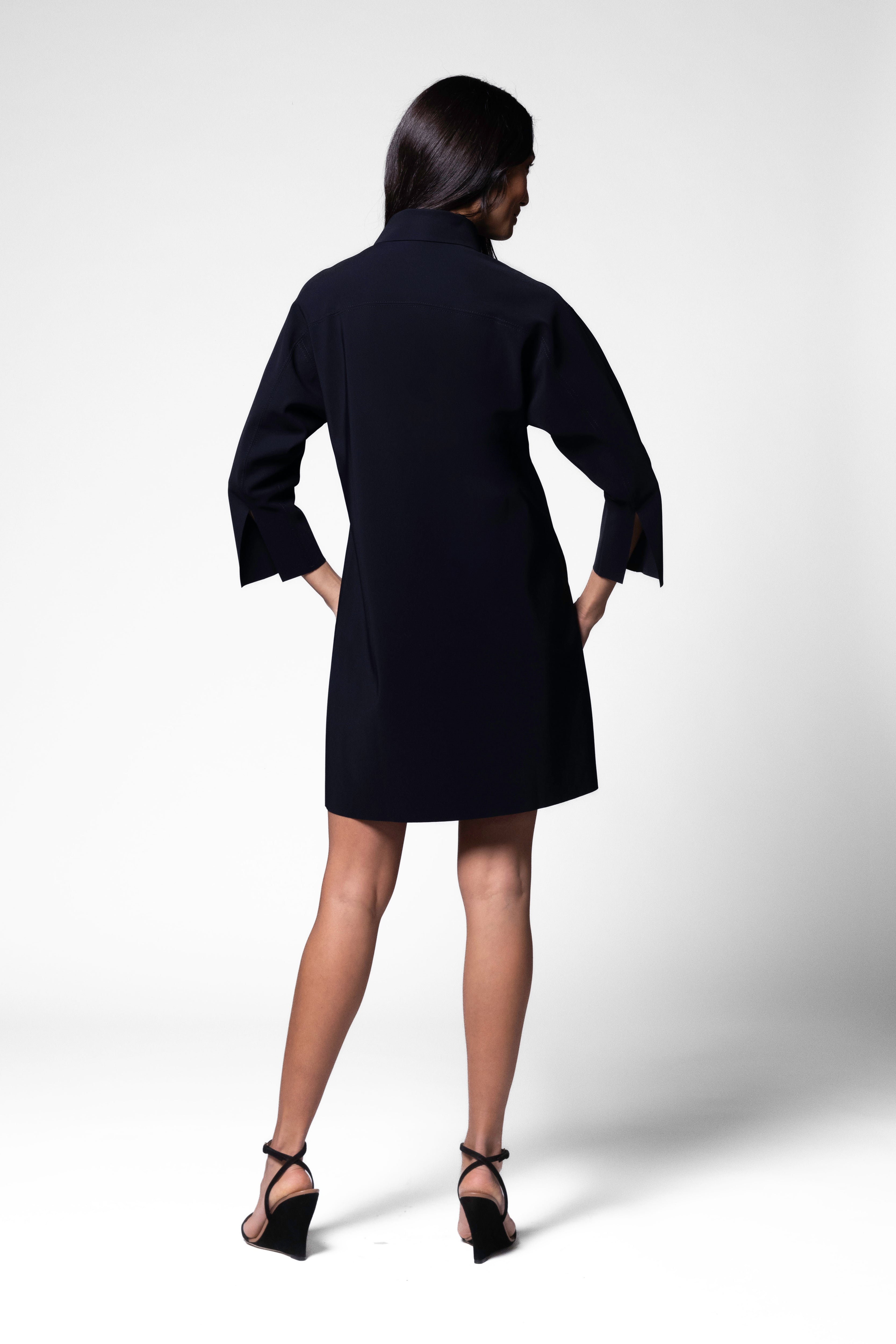 Florence Mini Tunic - Black