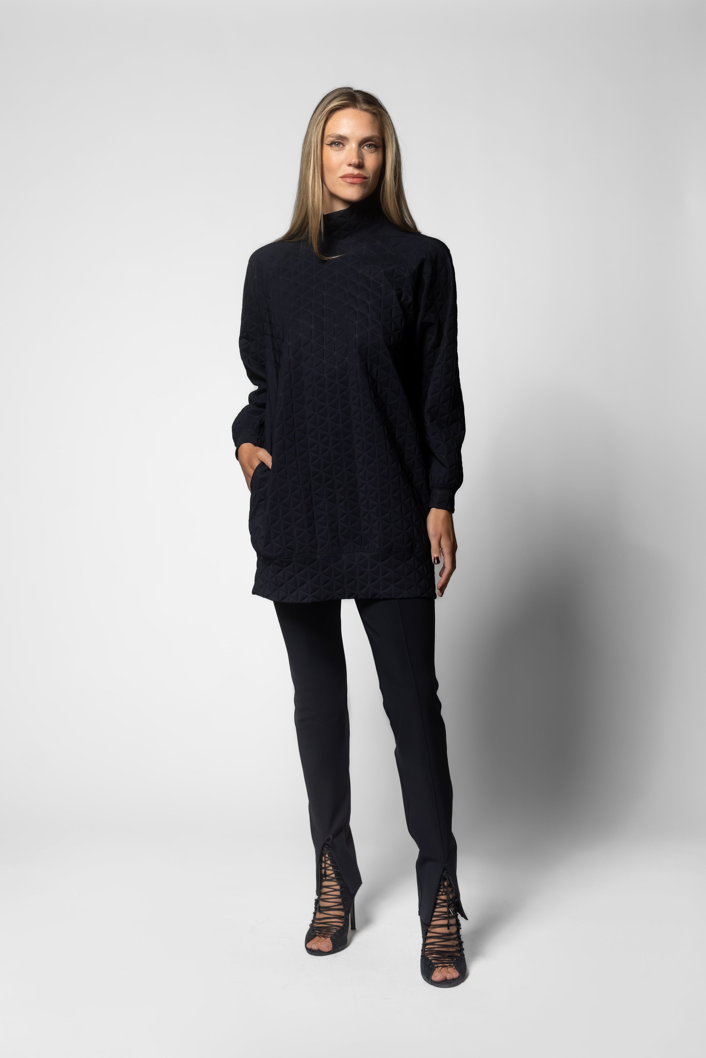 Gina Mini Tunic - Tria Grid