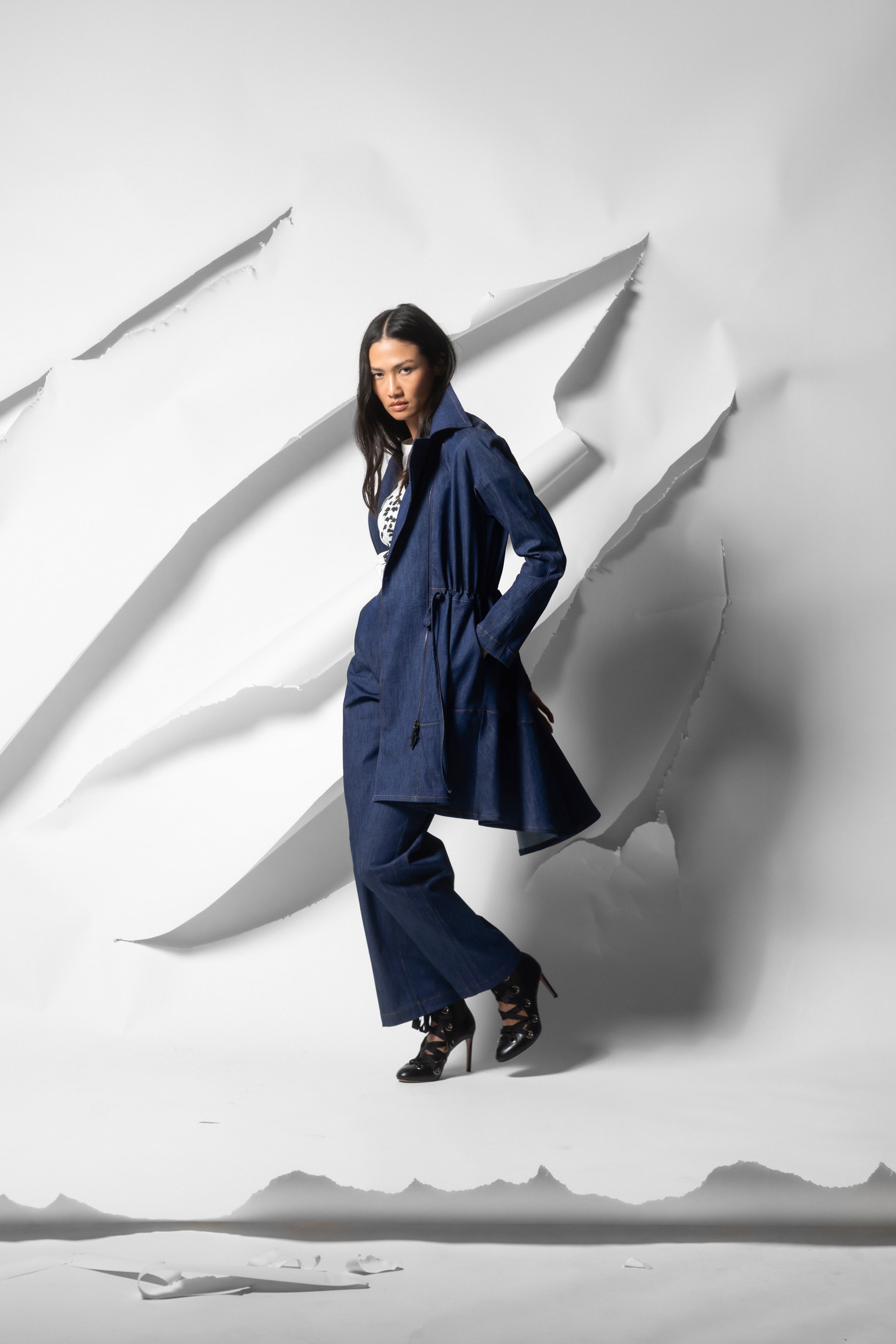 Gisele Coat - Denim 24 – Maria Pinto