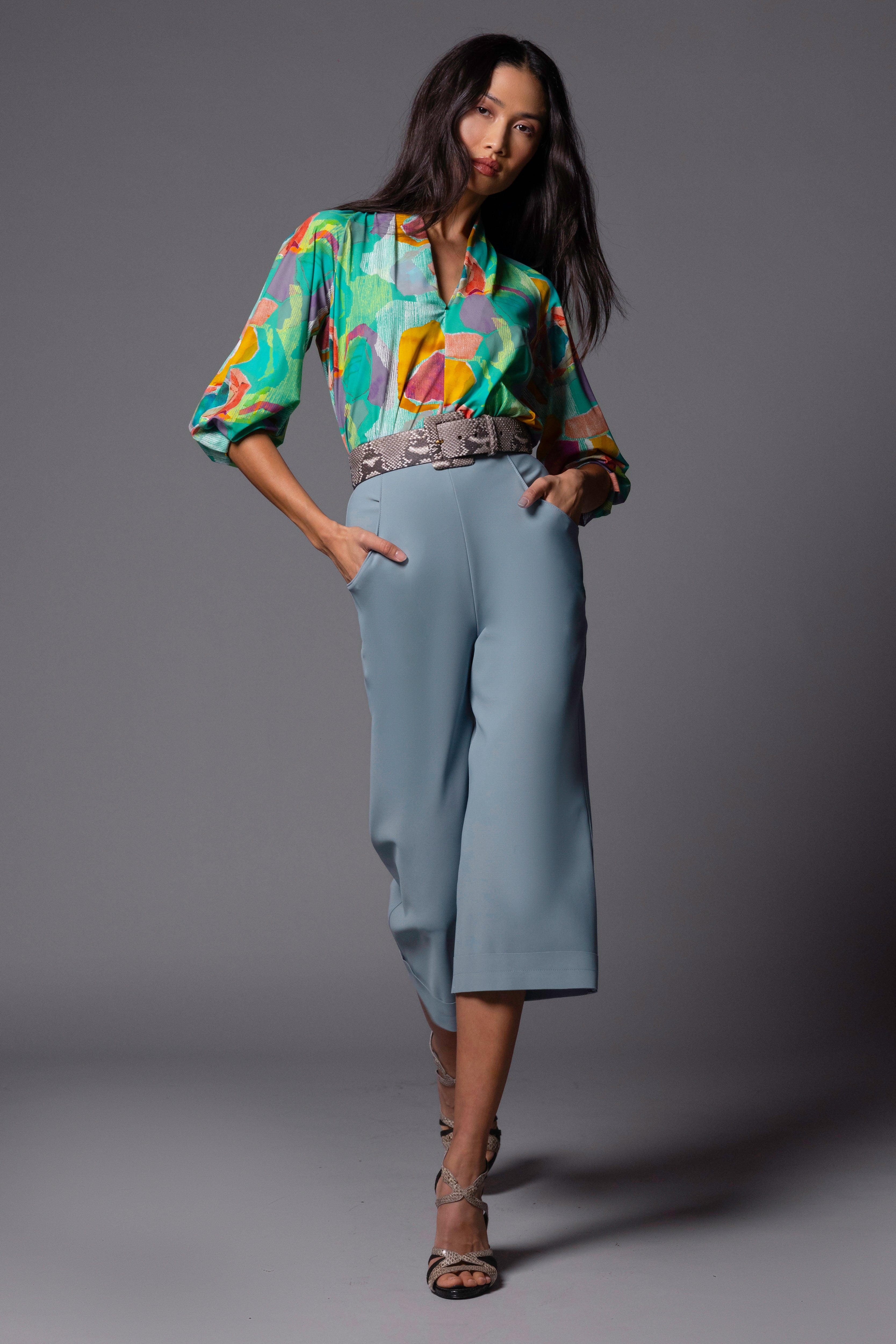 Gish Blouse - Otsu Print